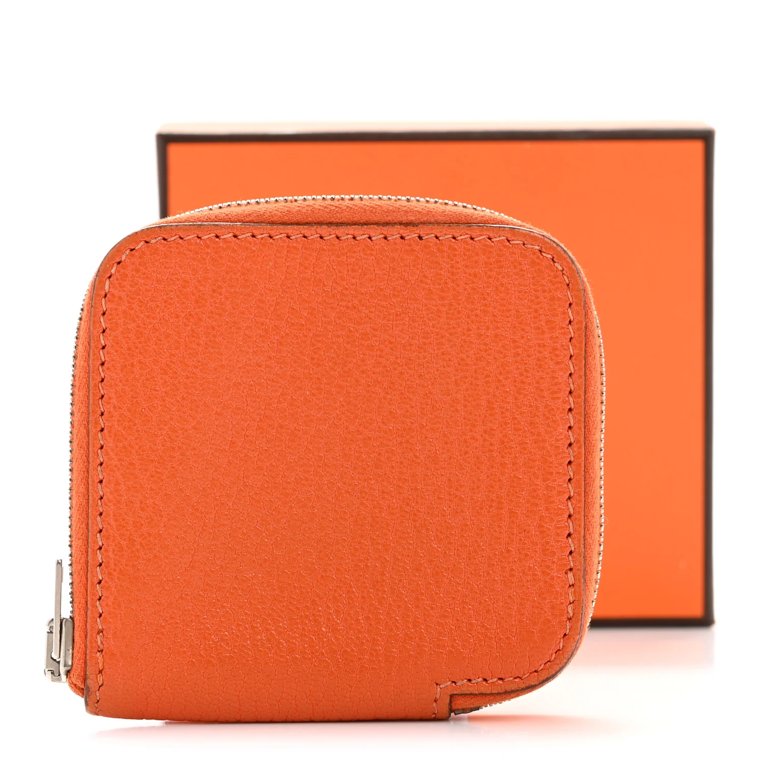 Chevre Mysore Compact Azap Wallet Orange - Image 11