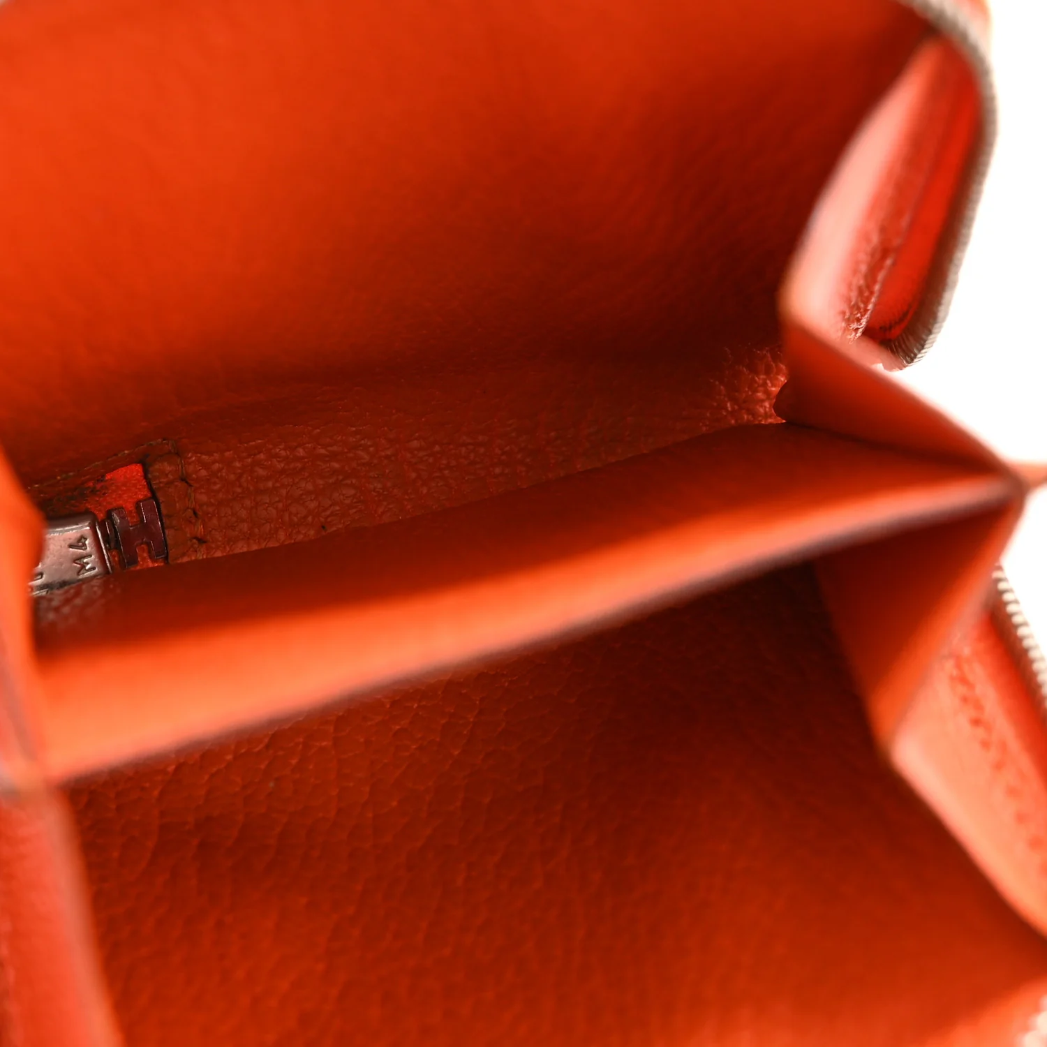 Chevre Mysore Compact Azap Wallet Orange - Image 5