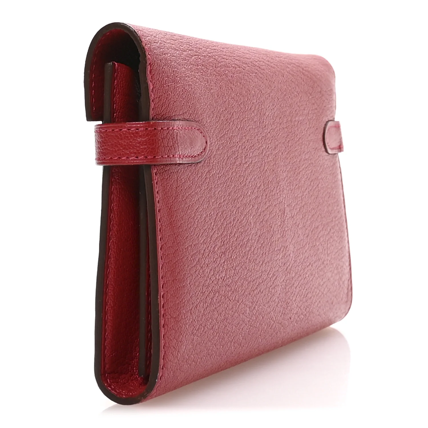 Chevre Mysore Kelly Longue Wallet Rouge Casaque - Image 5