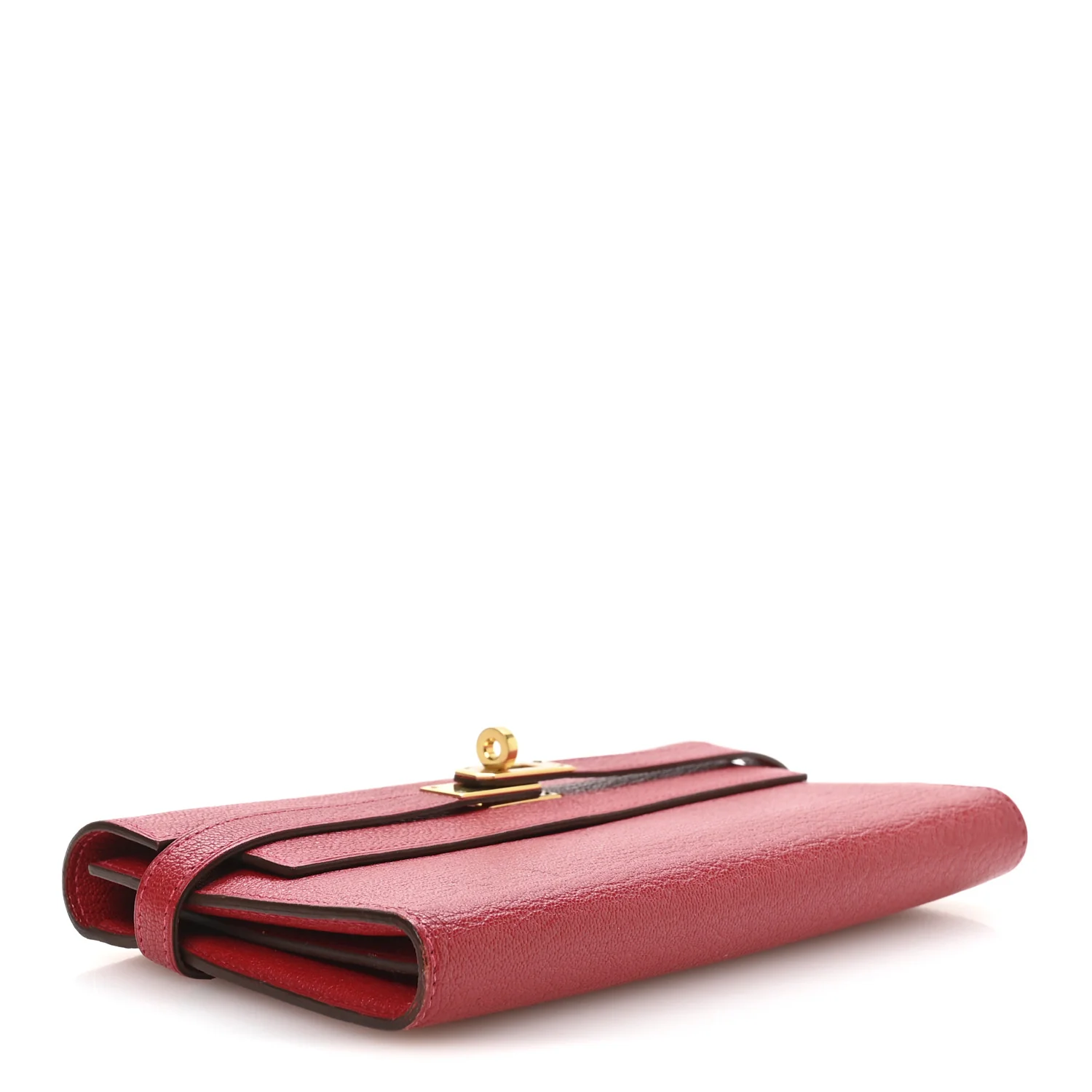 Chevre Mysore Kelly Longue Wallet Rouge Casaque - Image 8