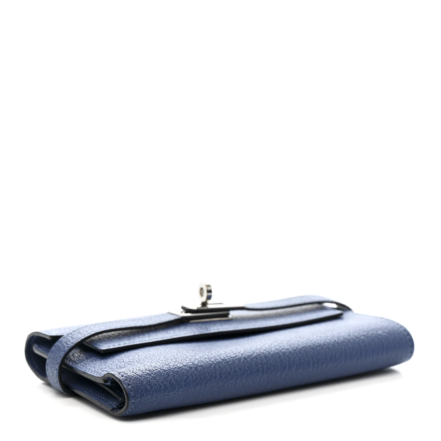 Chevre Mysore Medium Kelly Wallet Bleu Agate - Image 4