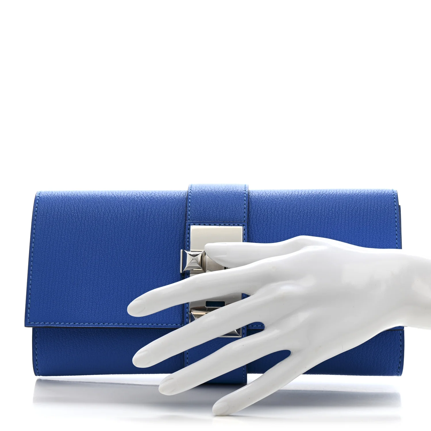 Chevre Mysore Medor 23 Clutch Bleu Hydra - Image 2