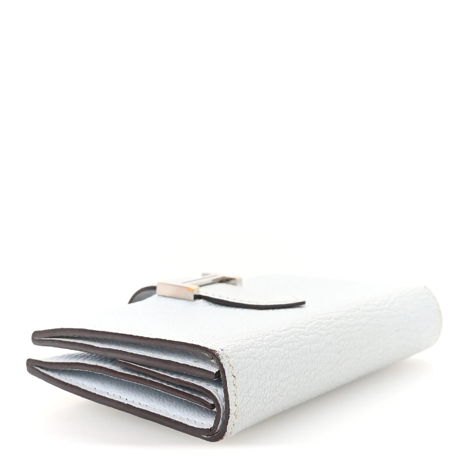 Chevre Mysore Mini Bearn Wallet Bleu Brume - Image 4