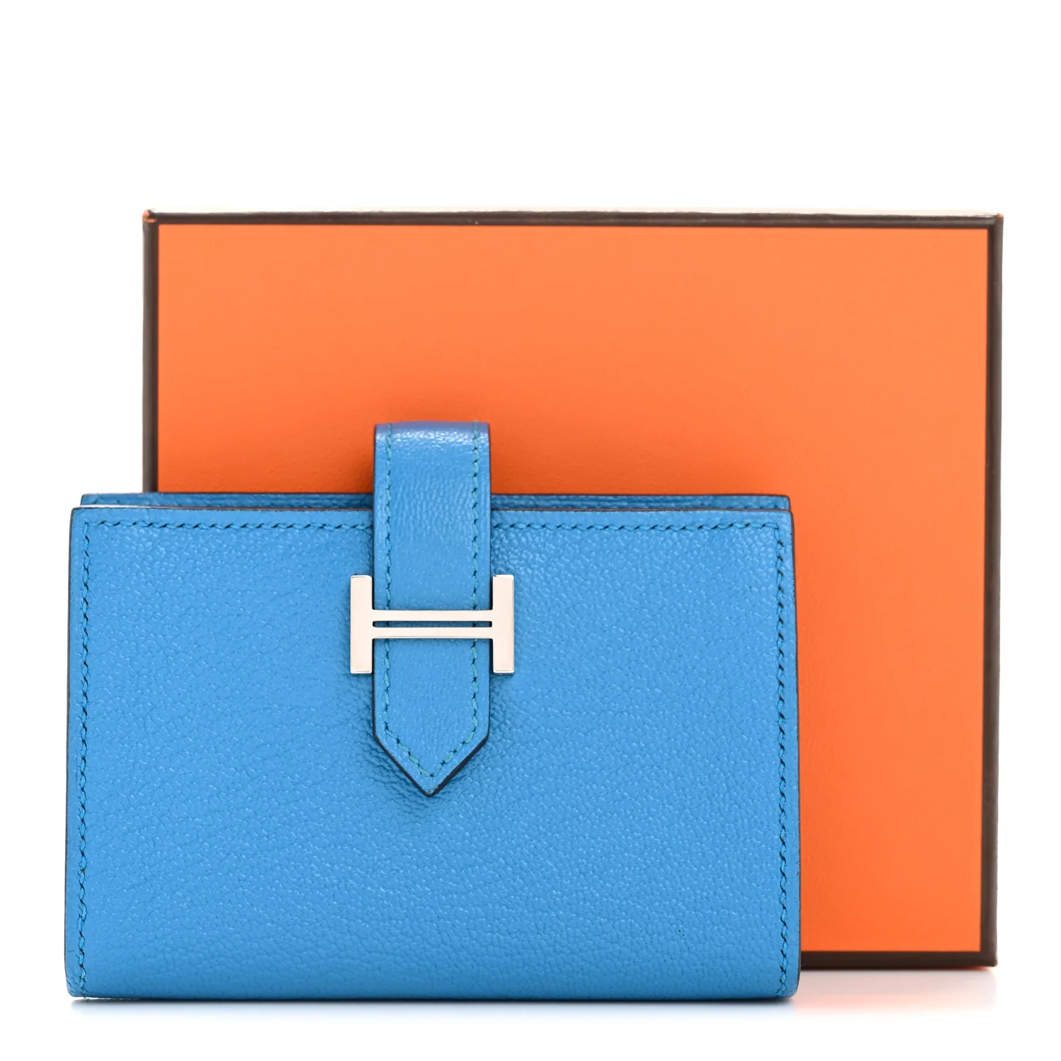 Chevre Mysore Mini Bearn Wallet Bleu Frida - Image 21