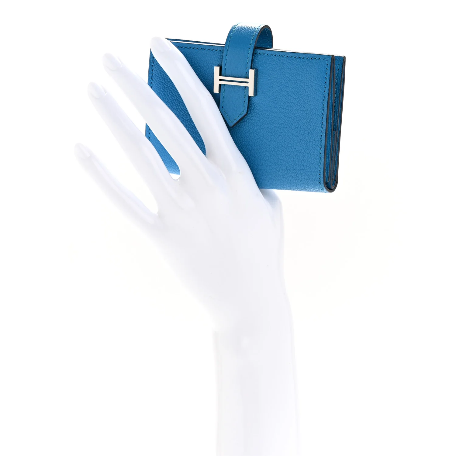 Chevre Mysore Mini Bearn Wallet Bleu Frida - Image 3