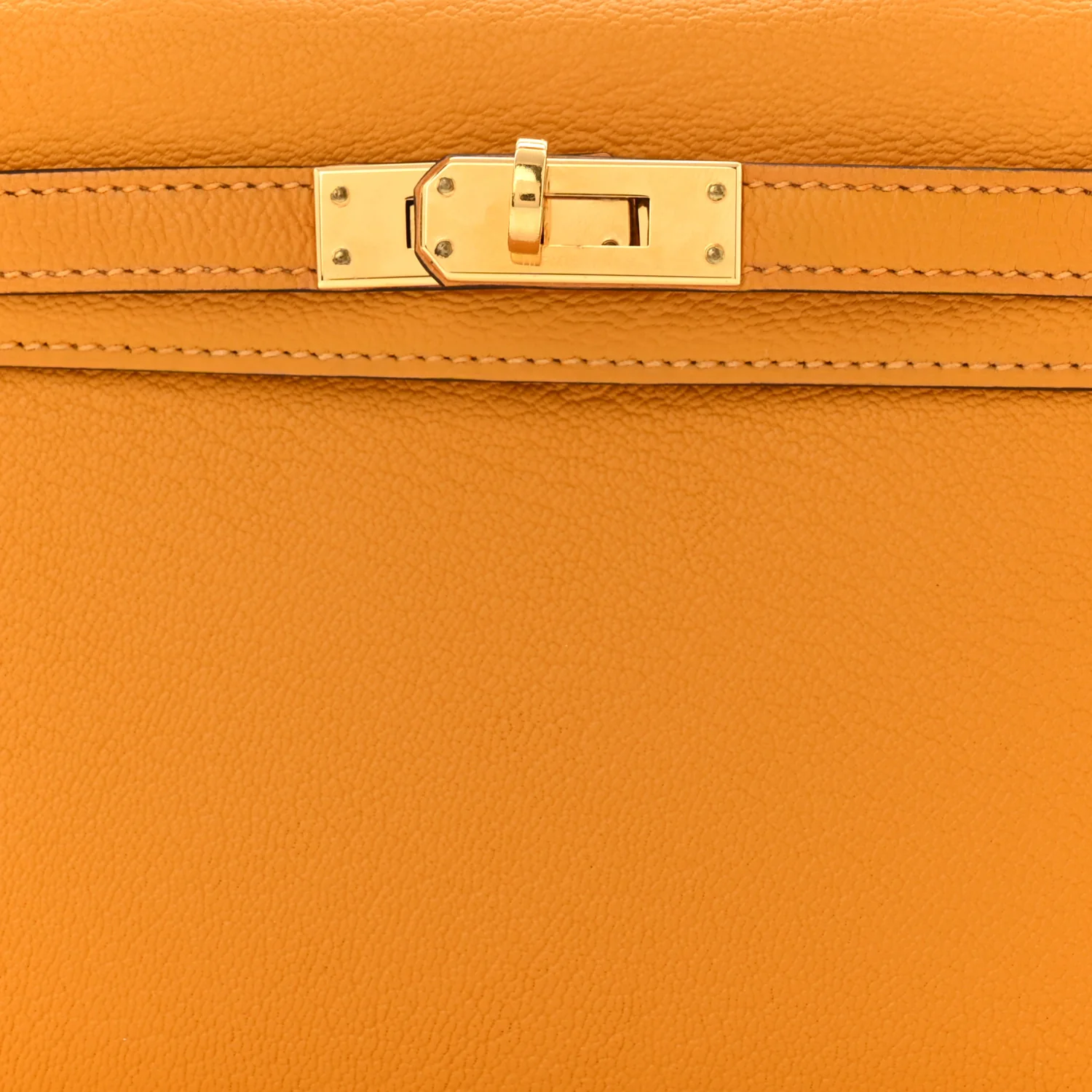 Chevre Mysore Mini Kelly Sellier 20 Jaune D'or - Image 8