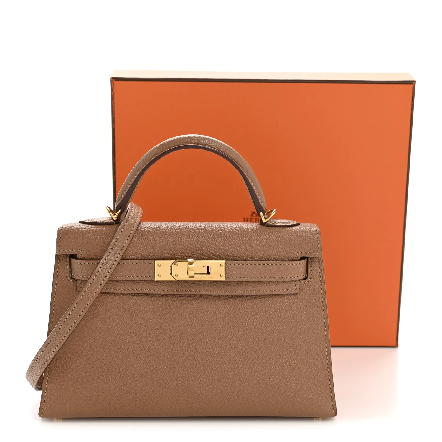 Chevre Mysore Mini Kelly Sellier 20 Quebracho - Image 15