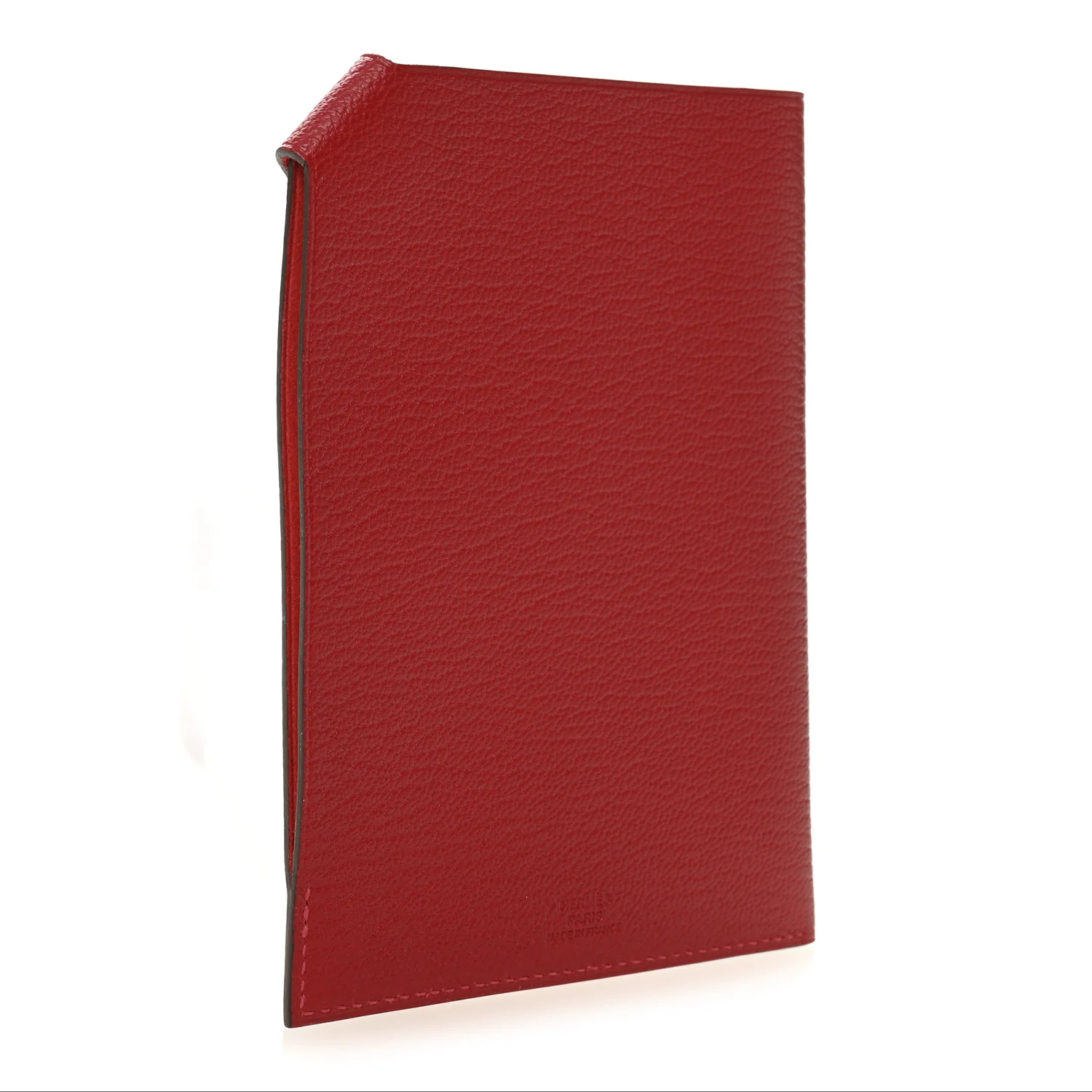 Chevre Mysore Tarmac PM Passport Holder Rouge Casaque - Image 3
