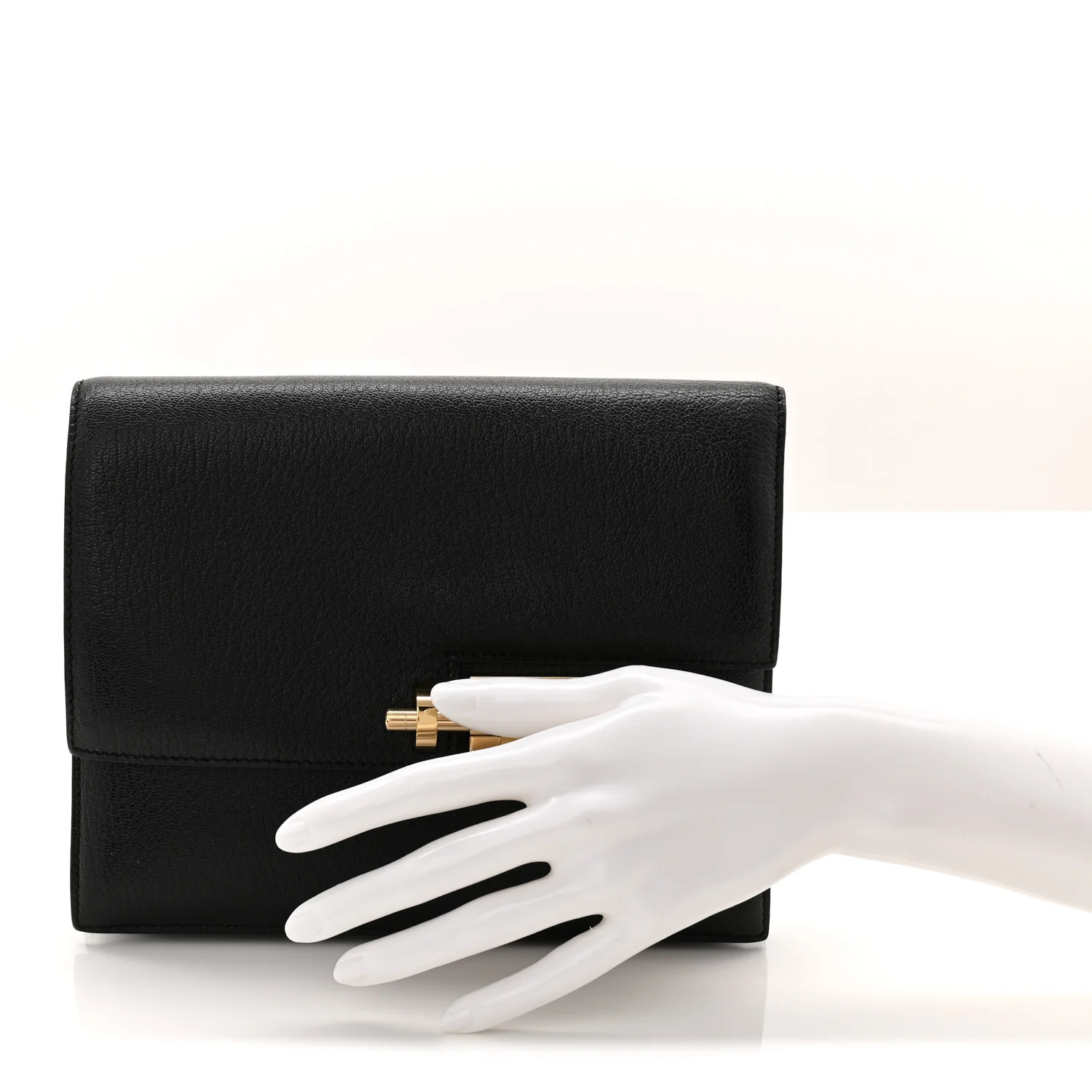 Chevre Mysore Verrou Clutch Black - Image 2