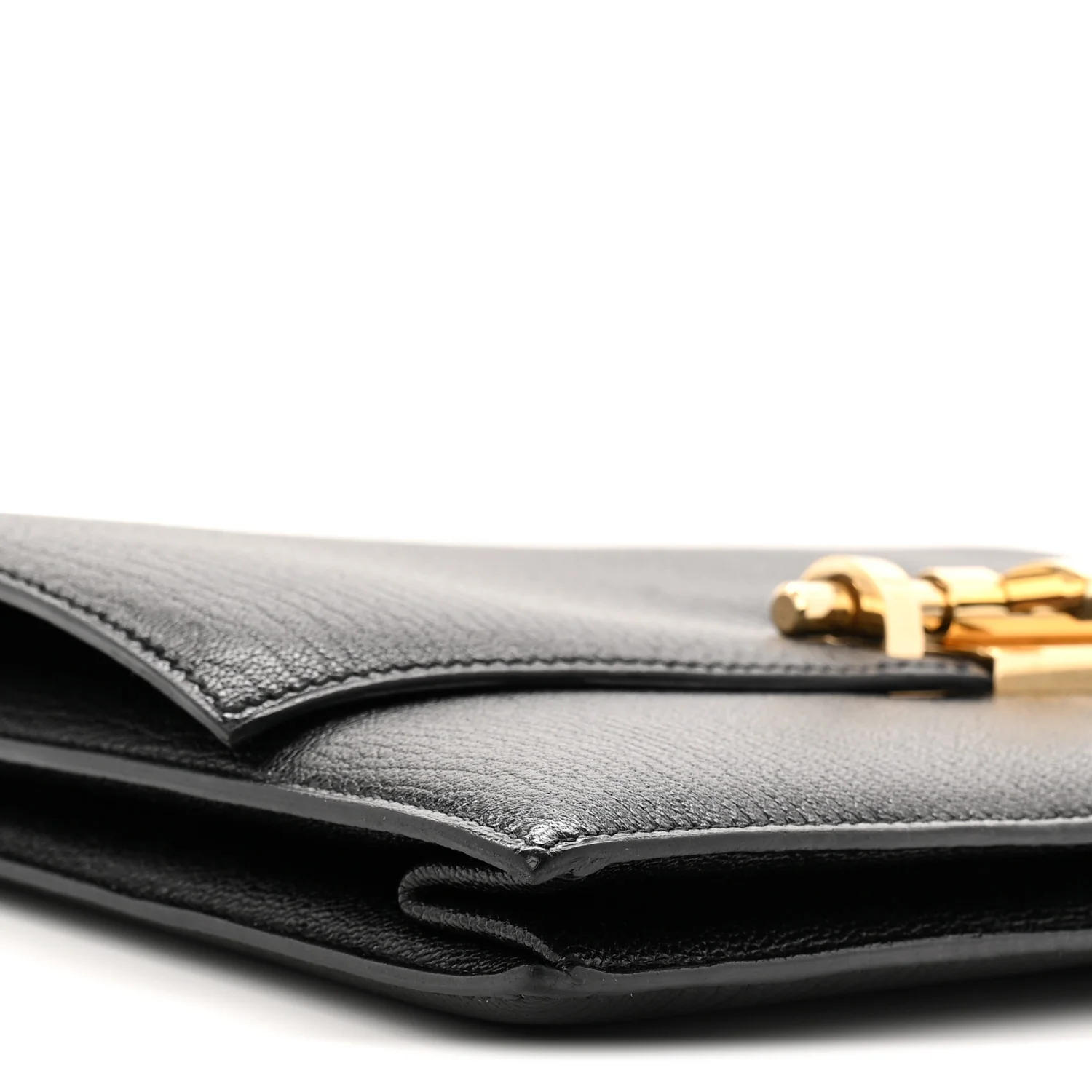 Chevre Mysore Verrou Clutch Black - Image 9