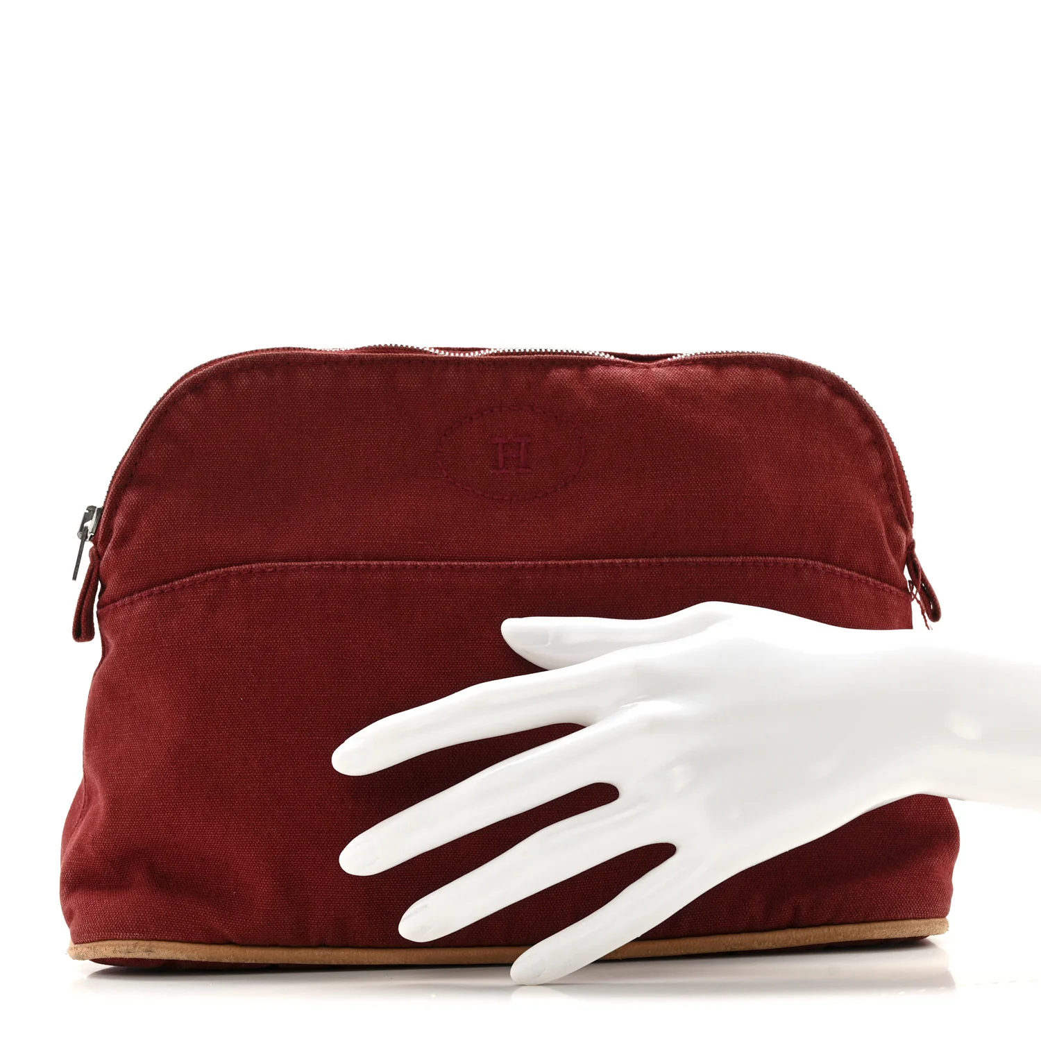 Cotton Bolide Travel Cosmetic Pouch Rouge - Image 2