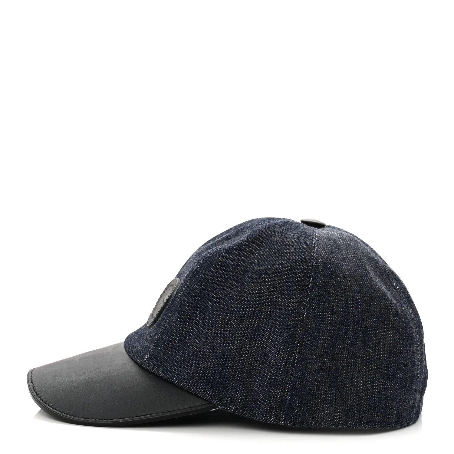 Cotton Denim Swift Sevres Evelyne Cap 59 Indigo Black - Image 4