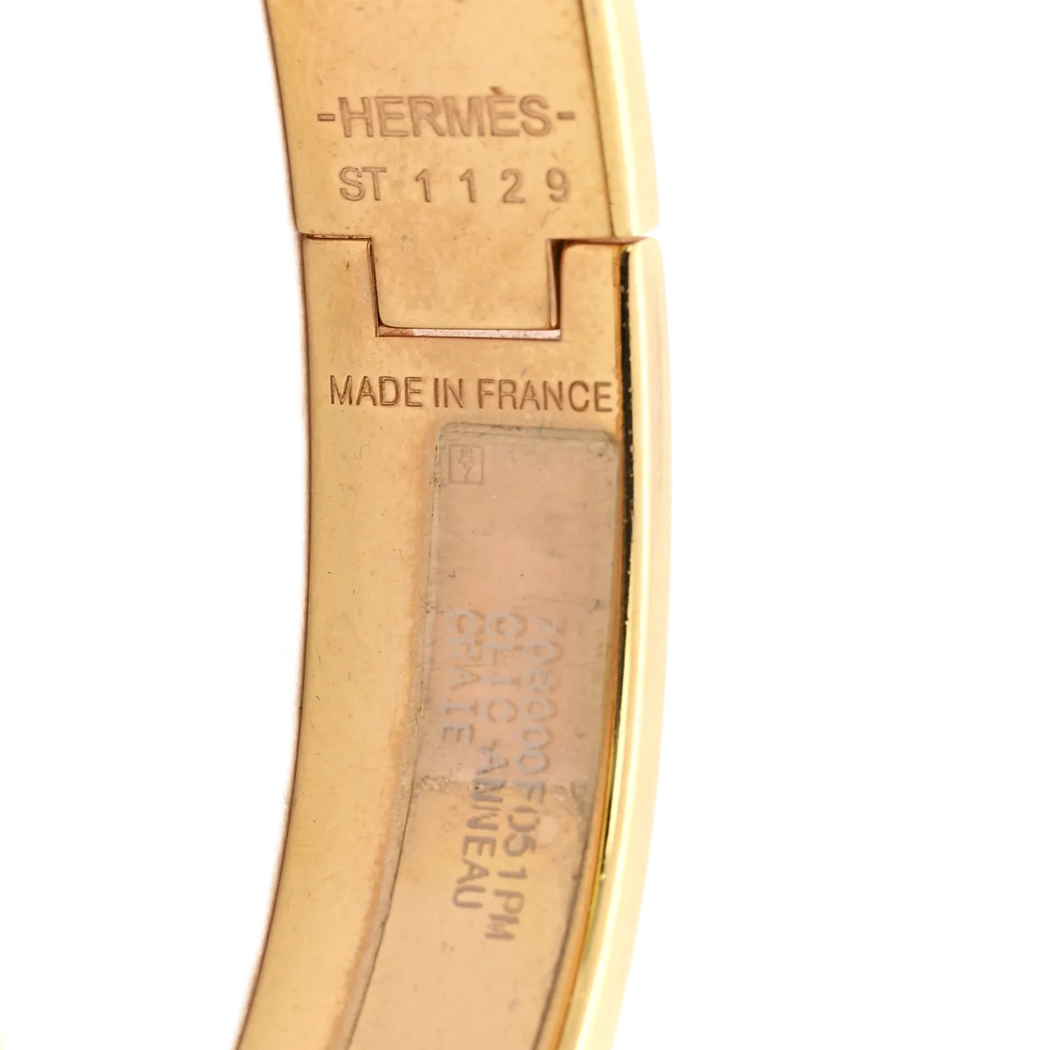 Enamel Clic Anneau Bracelet PM Craie - Image 4