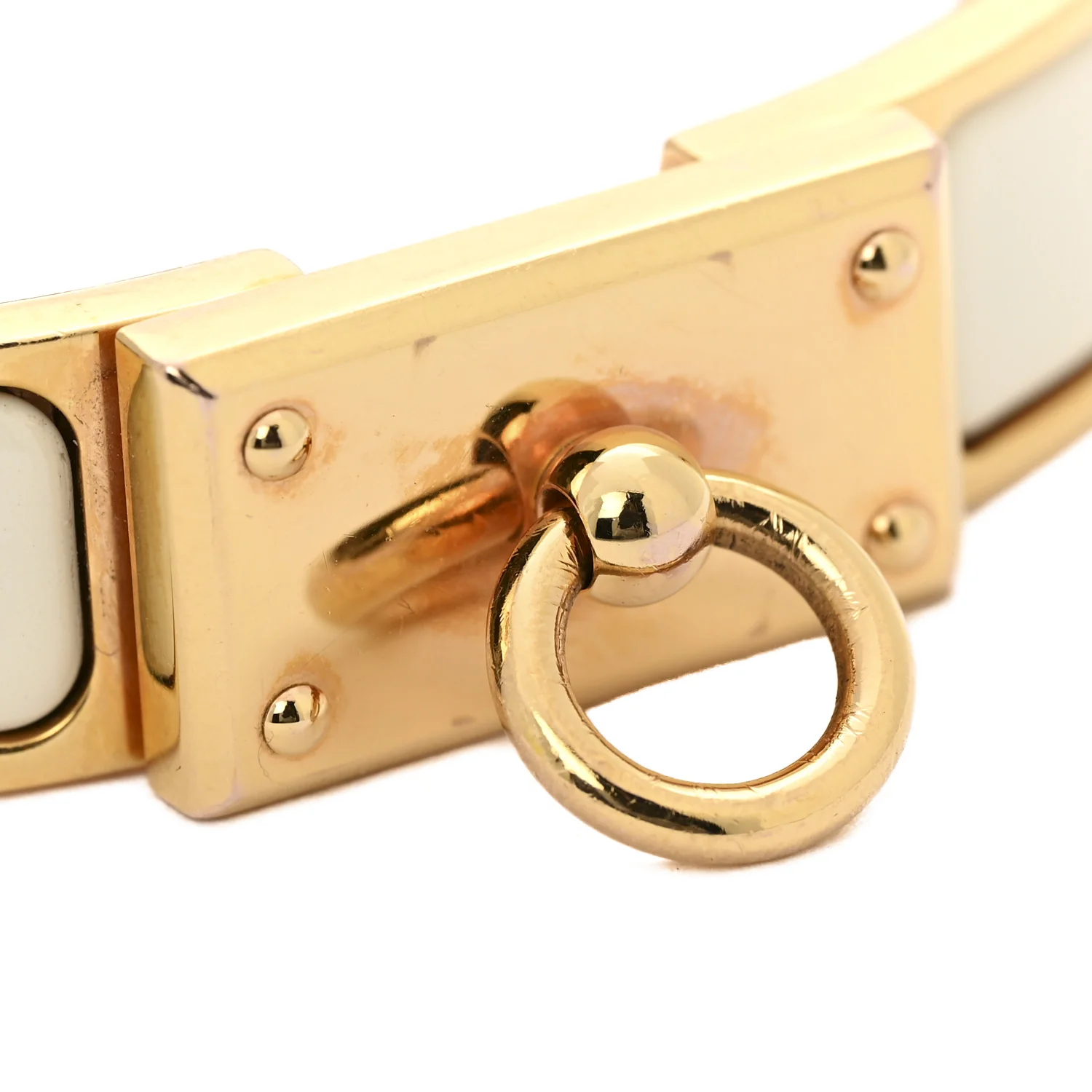 Enamel Clic Anneau Bracelet PM Craie - Image 5