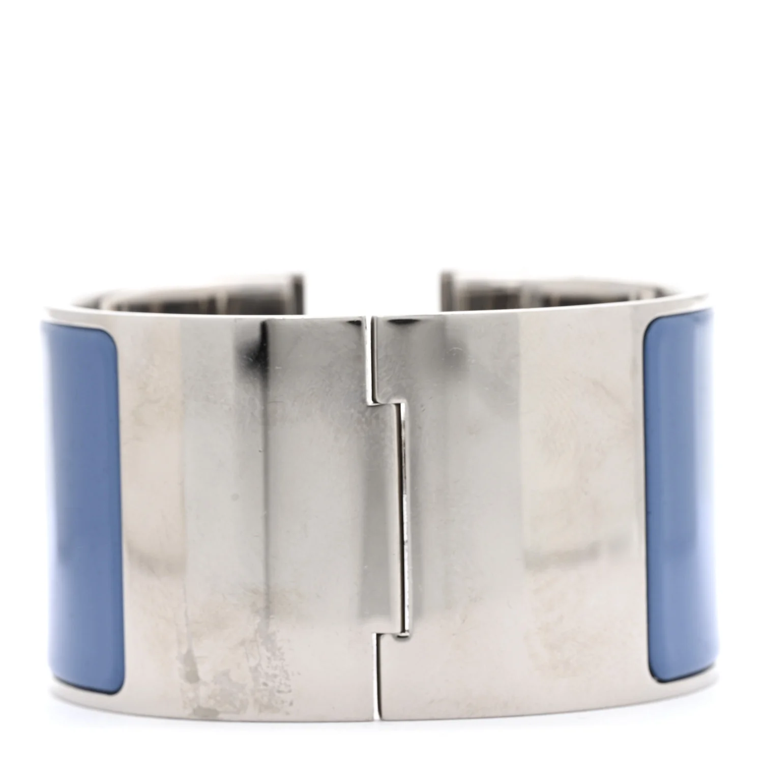 Enamel Extra Wide Clic Clac H Bracelet PM Bleu Turquin - Image 2