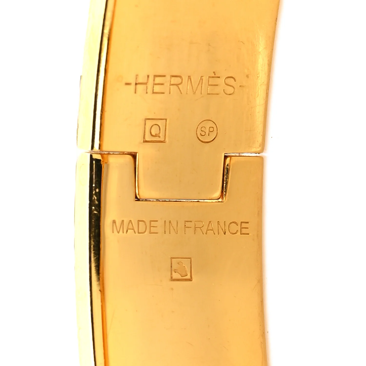 Enamel Narrow Clic Clac H Bracelet PM Aqua - Image 4