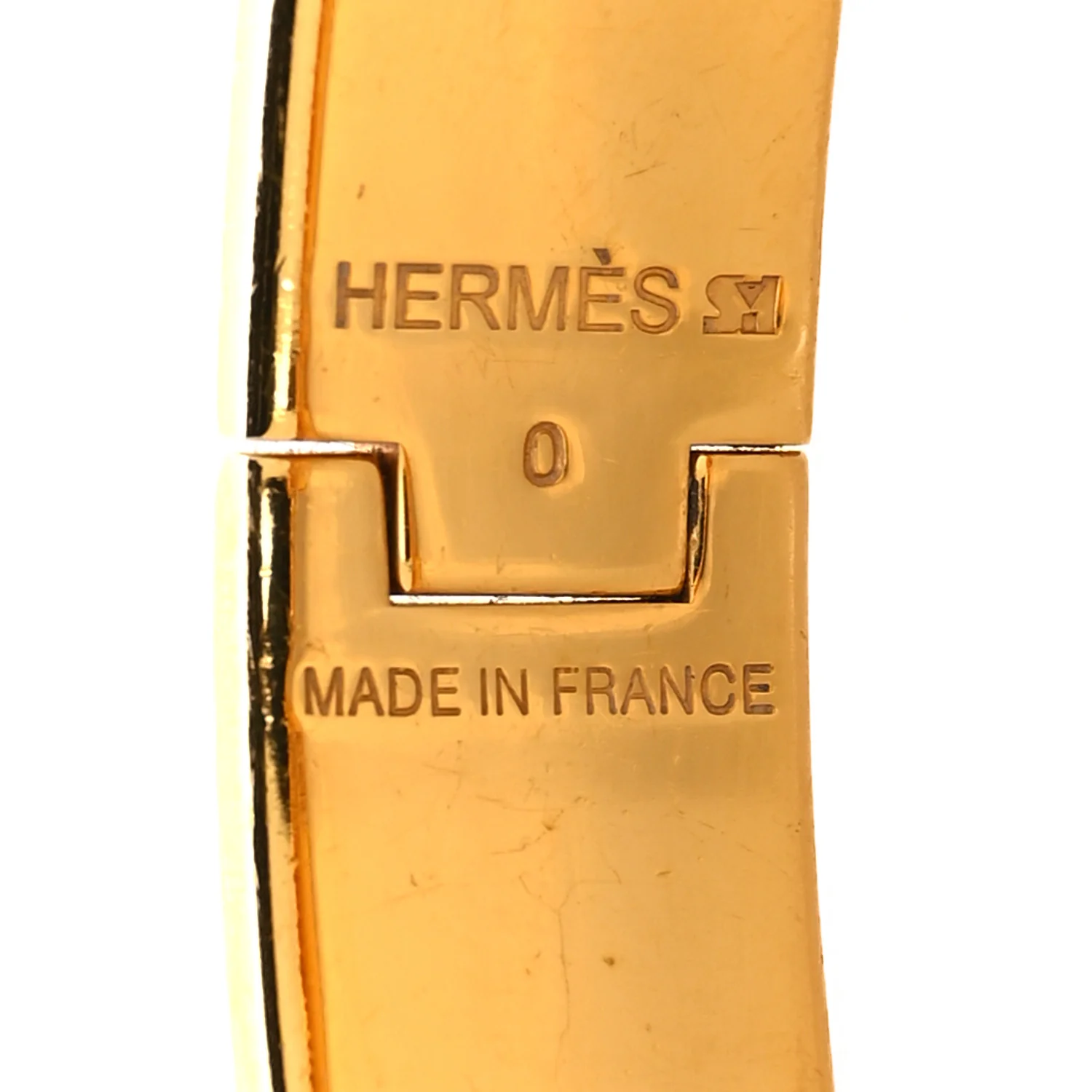 Enamel Narrow Clic Clac H Bracelet PM Black - Image 4