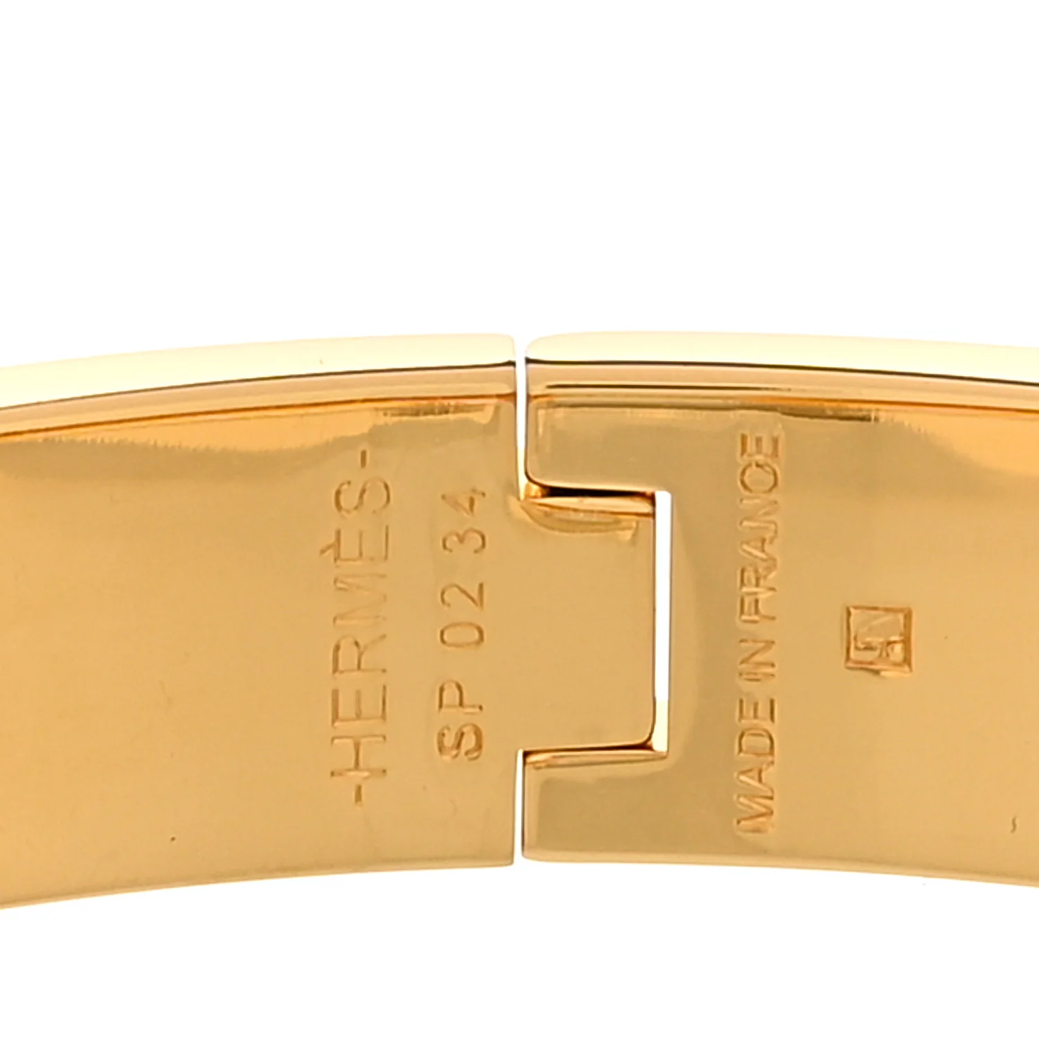 Enamel Narrow Clic Clac H Bracelet PM Rose Dragee - Image 3