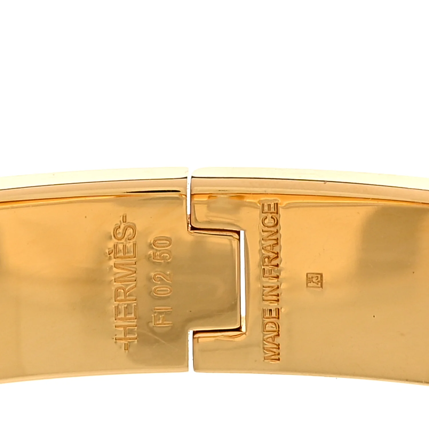 Enamel Narrow Clic Clac H Bracelet PM Rouge Vif - Image 3