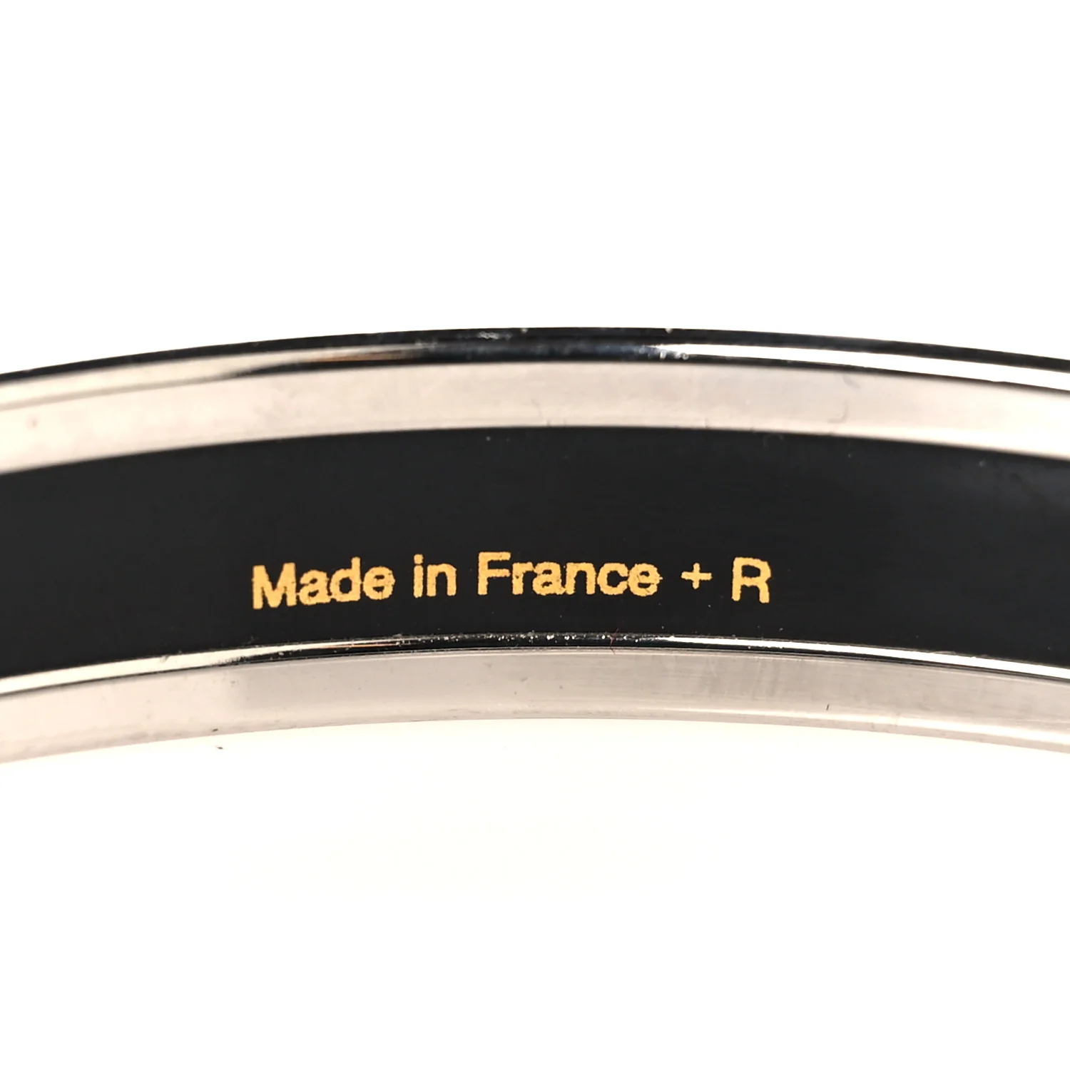 Enamel Printed Circuit 24 Faubourg Extra Narrow Bracelet 65 Rouge White - Image 5