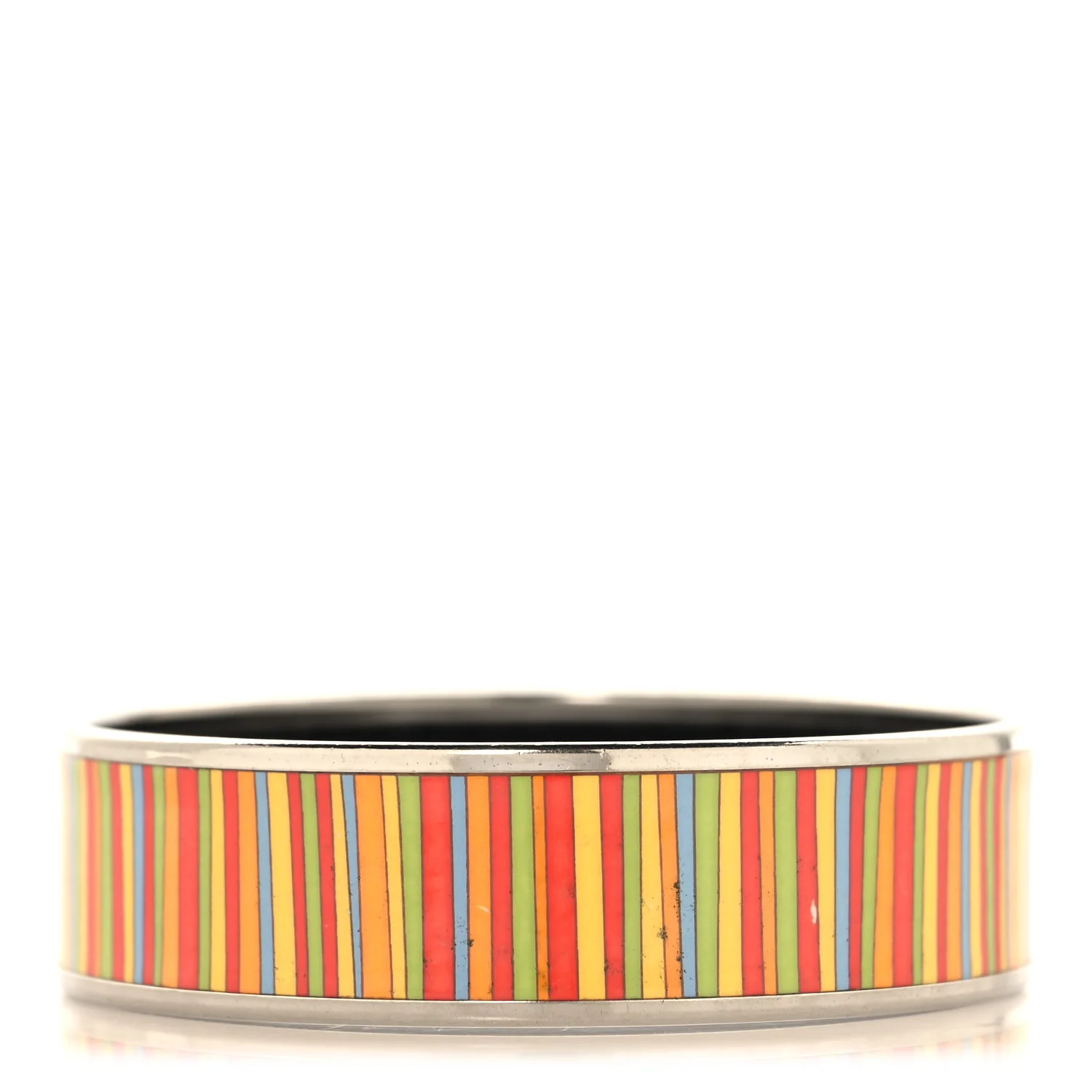 Enamel Printed Stripes Wide Bracelet 65 - Image 2