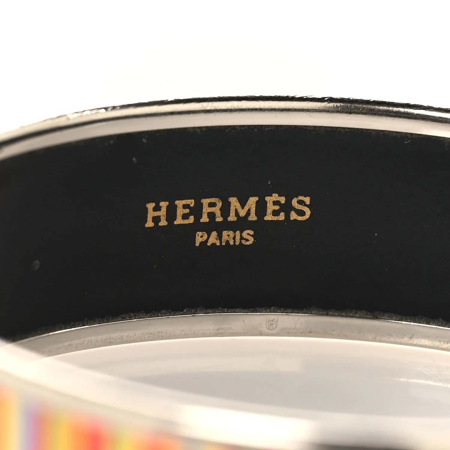Enamel Printed Stripes Wide Bracelet 65 - Image 6