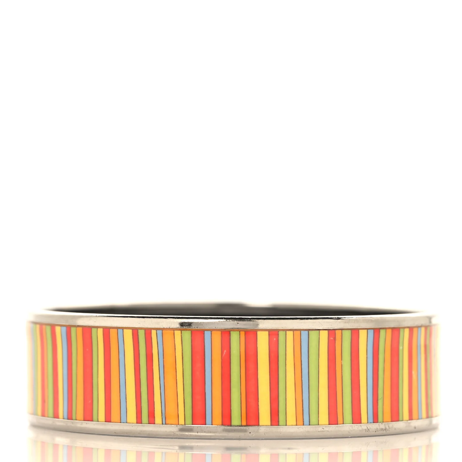Enamel Printed Stripes Wide Bracelet 65 - Image 7