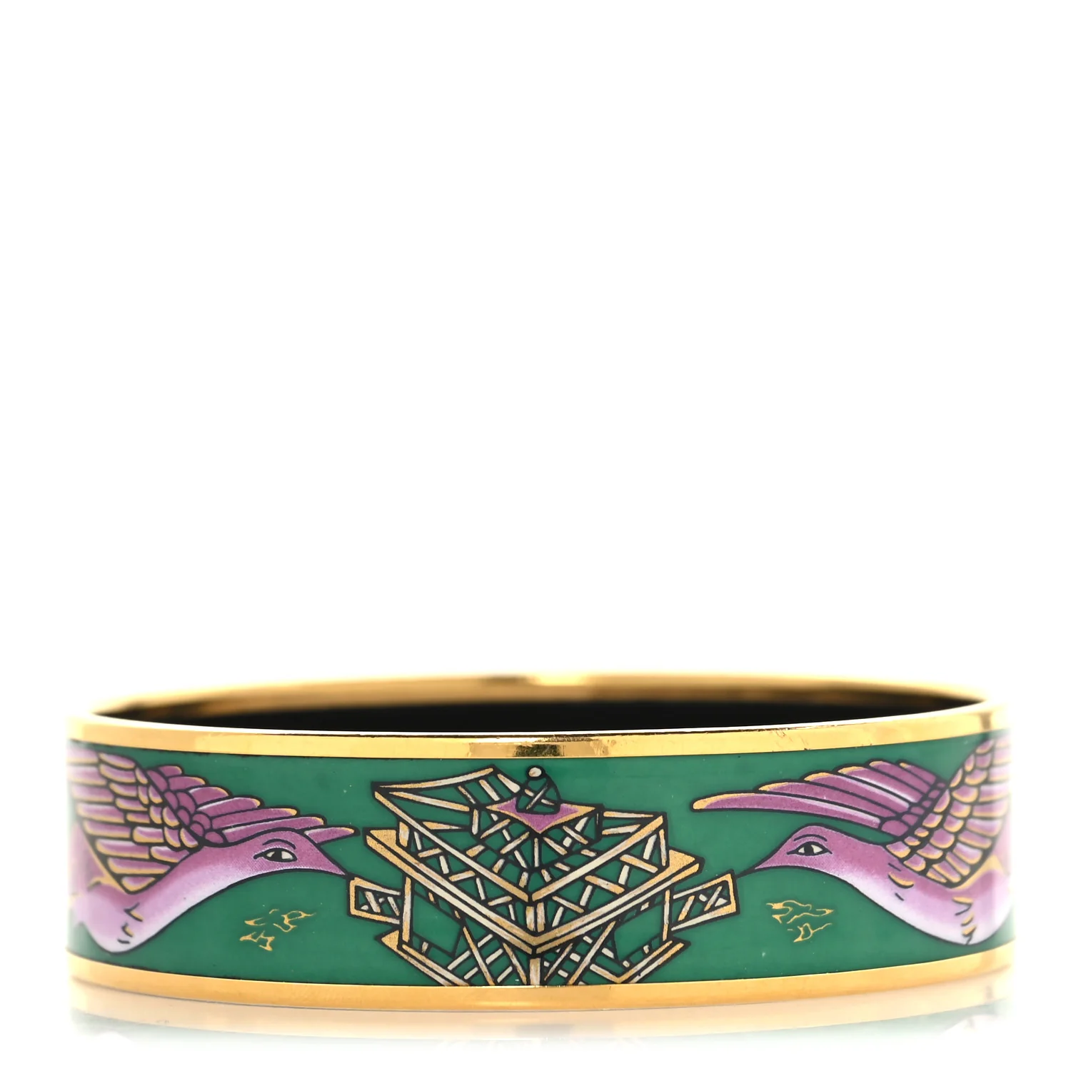 Enamel Printed Wide Bracelet 70