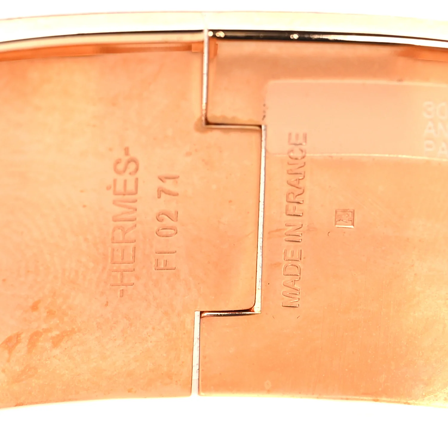 Enamel Printed Wide Clic Clac H Bracelet GM Pastel Acidule - Image 4