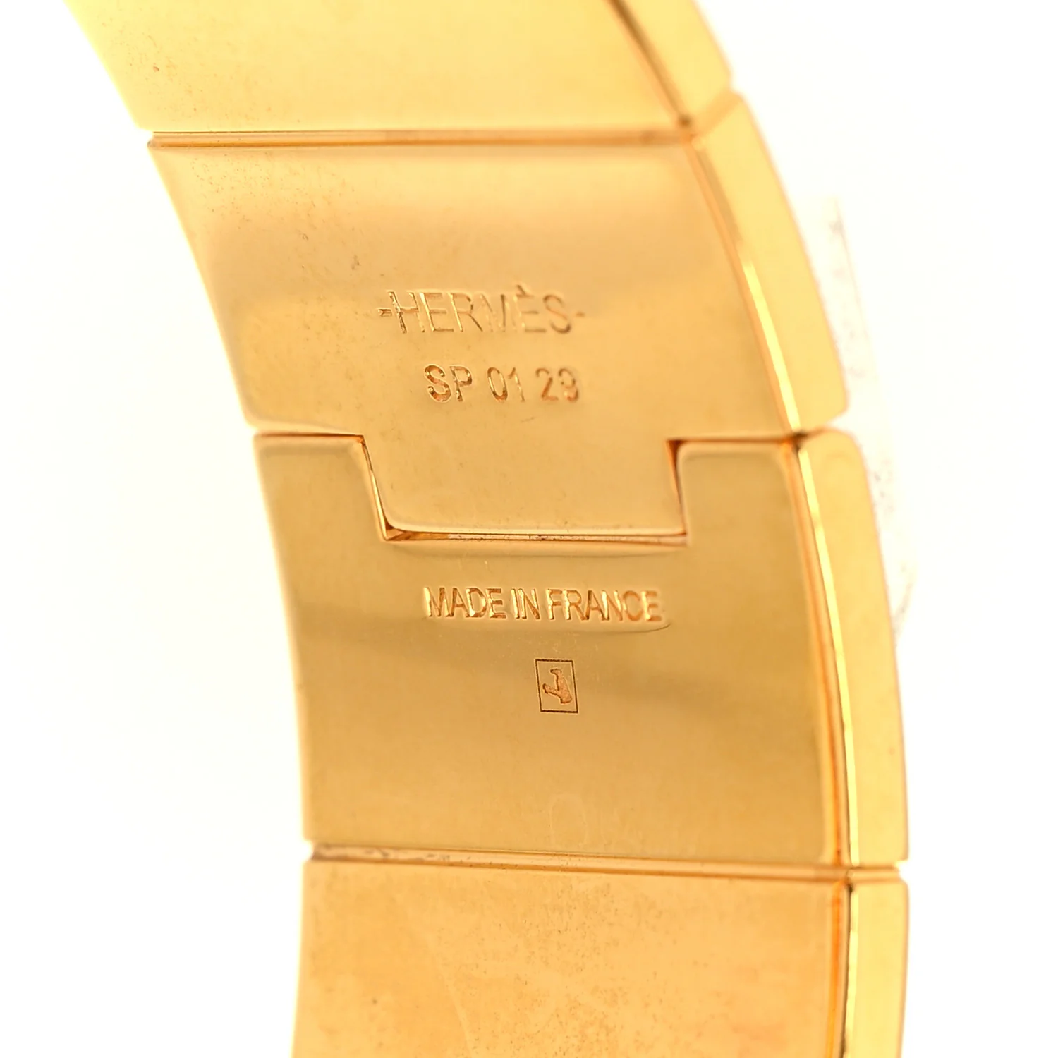 Enamel Printed Wide Hinged Bracelet S - Image 4