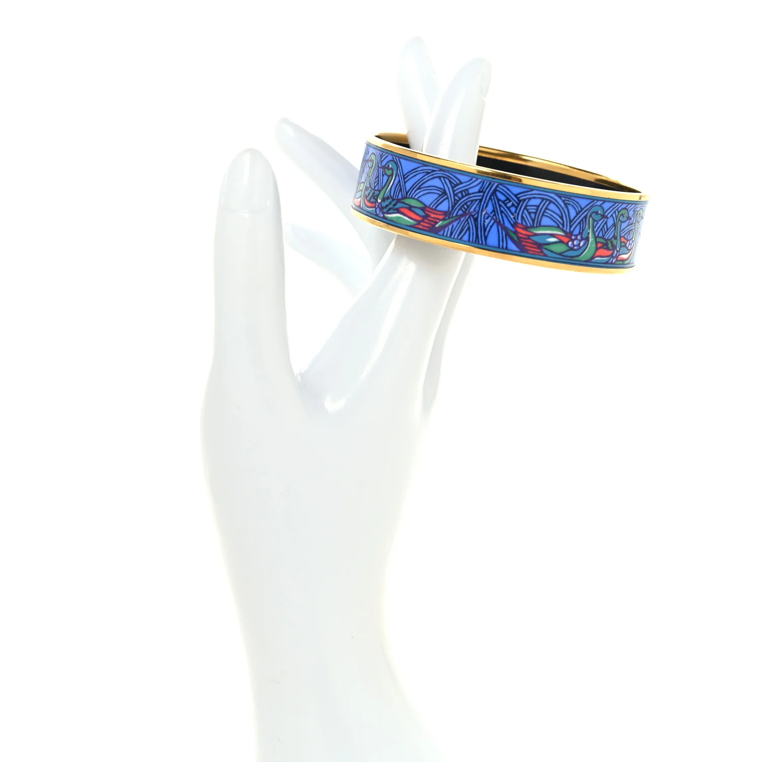 Enamel Printed Wide La Mare Aux Canards Bracelet 70 - Image 2