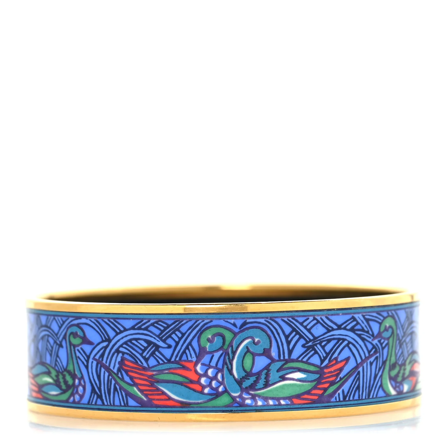Enamel Printed Wide La Mare Aux Canards Bracelet 70 - Image 3