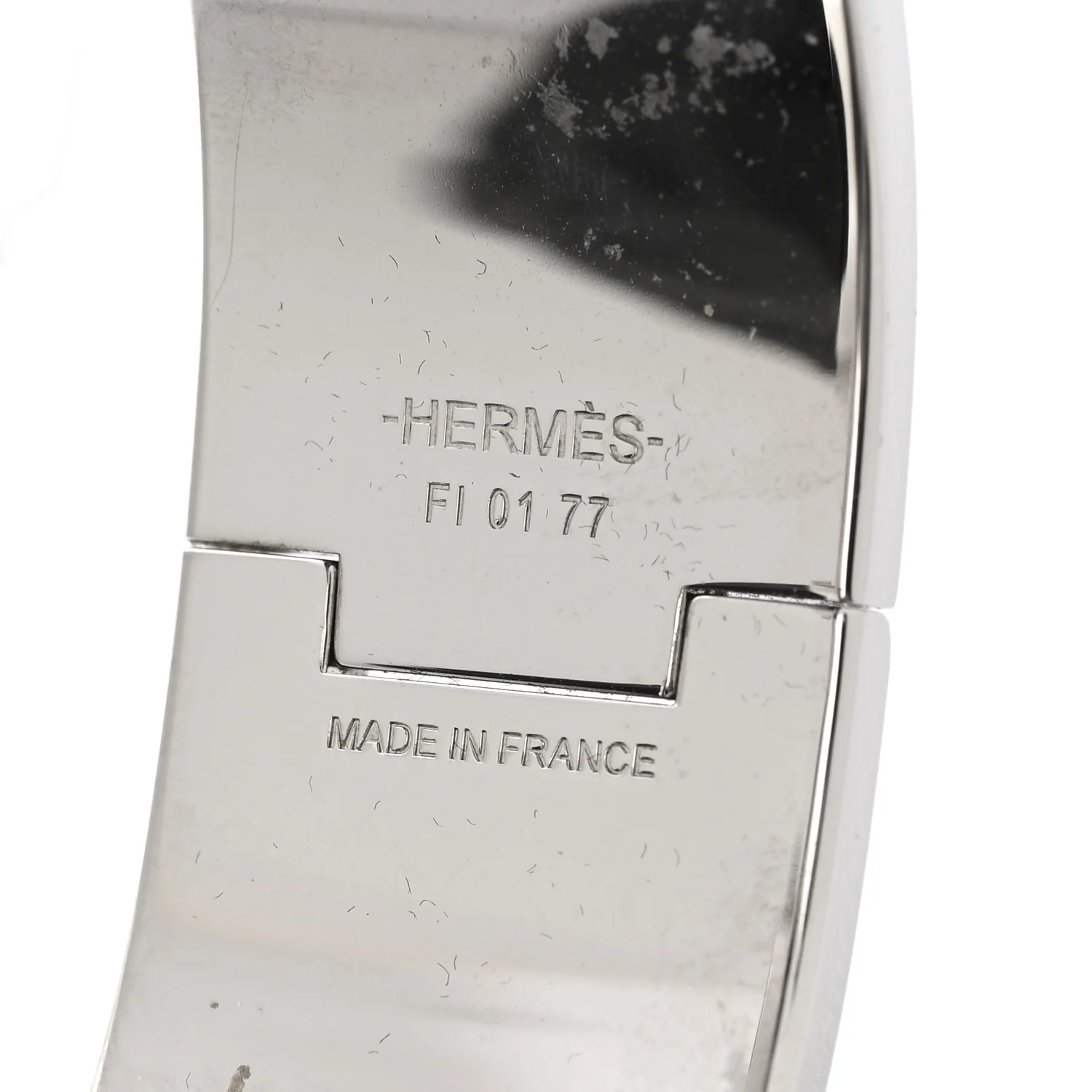 Enamel Wide Clic Clac H Bracelet PM Black - Image 4