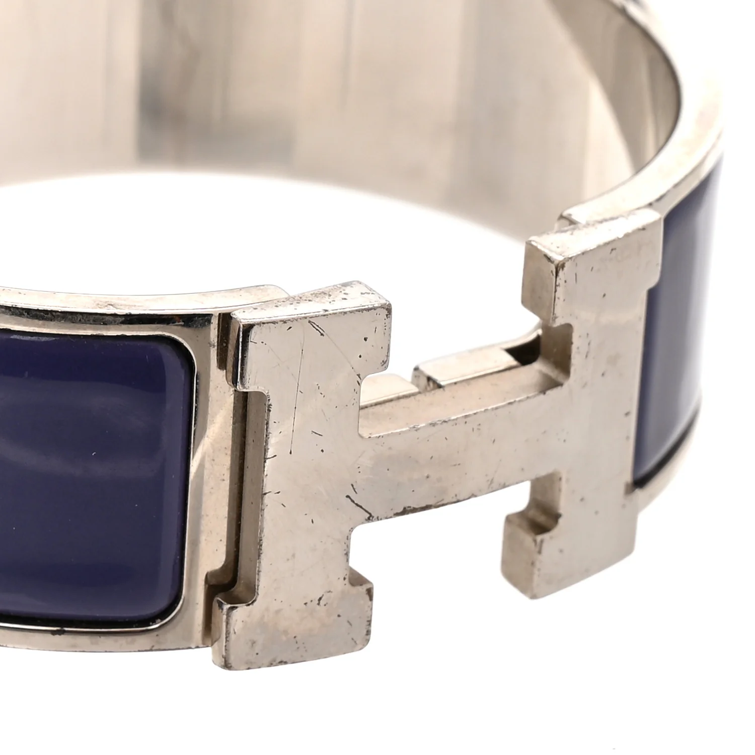 Enamel Wide Clic Clac H Bracelet PM Iris - Image 5