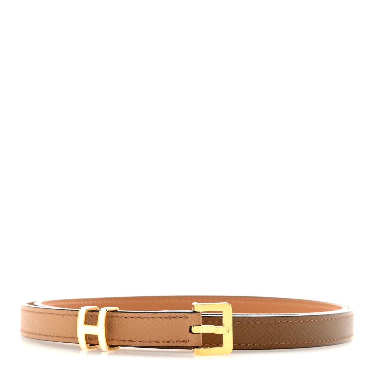Epsom 15mm Pop H Belt 85 34 Craie Biscuit Alezan