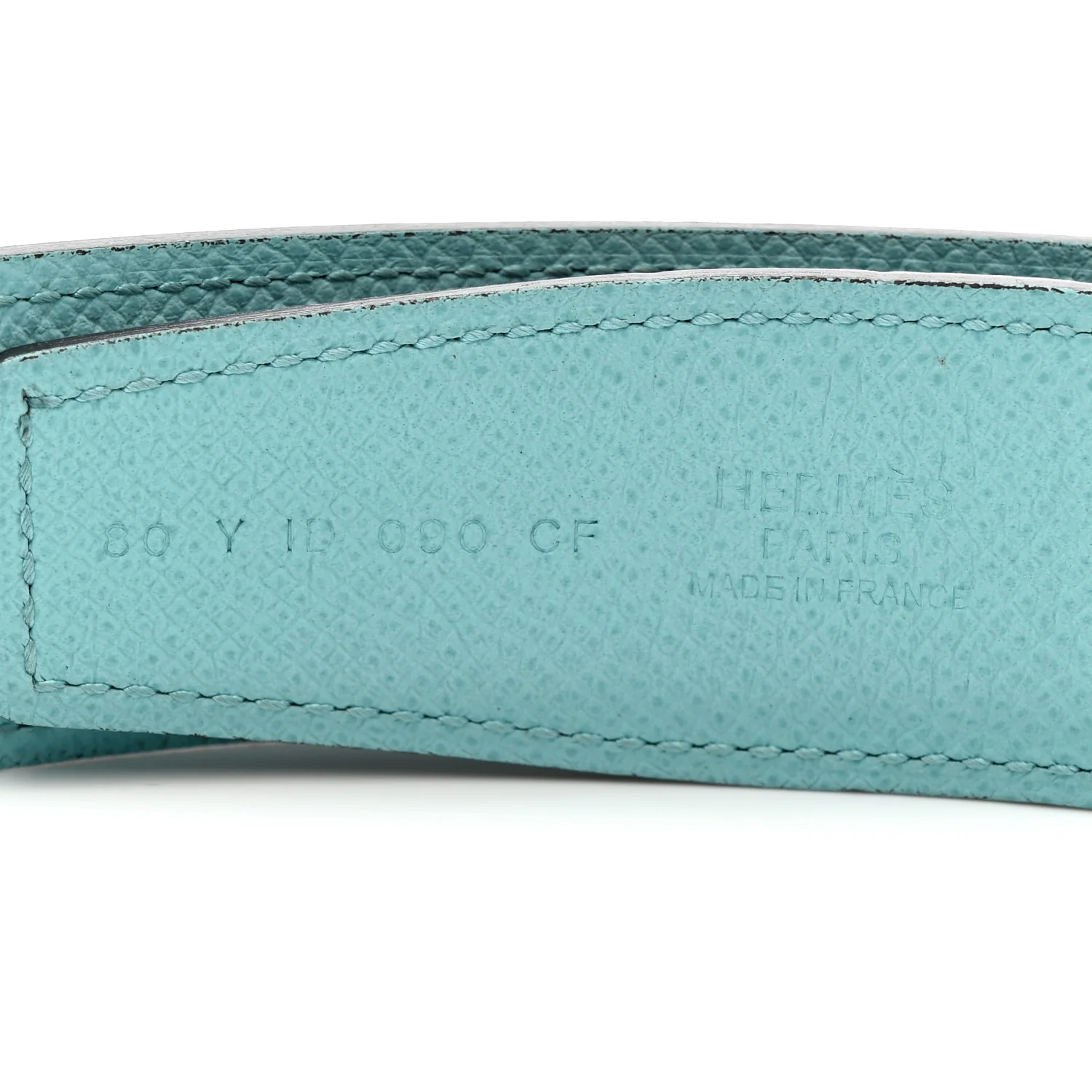 Epsom 32mm Belt Strap 80 32 Bleu Atoll Bleu Indigo - Image 3