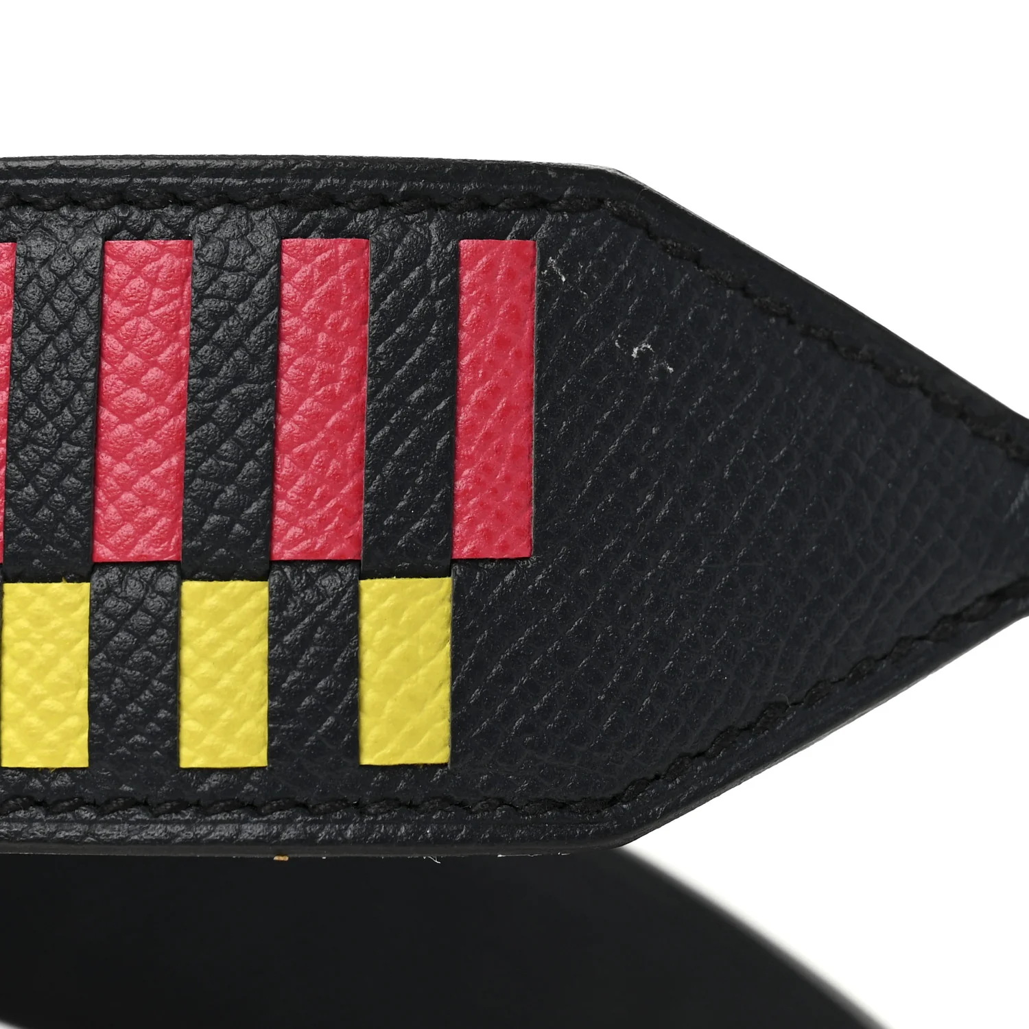 Epsom 40mm Mousquetons Tressage Shoulder Strap Bleu Indigo Rose Extreme Lime - Image 5