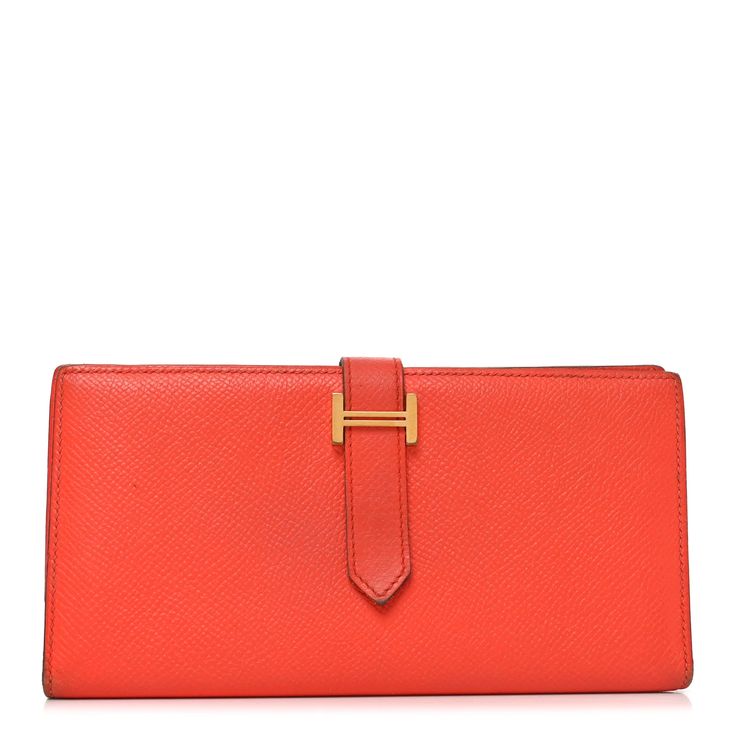 Epsom Bearn Gusset Wallet Orange Poppy