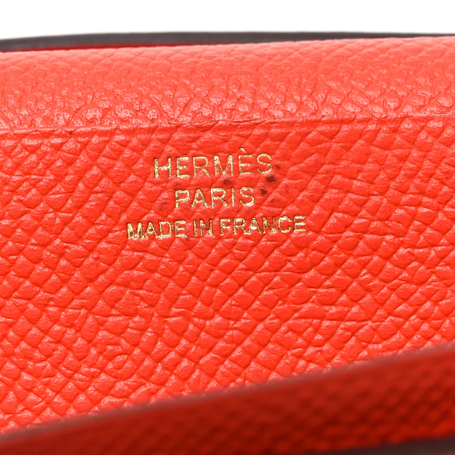 Epsom Bearn Gusset Wallet Orange Poppy - Image 6