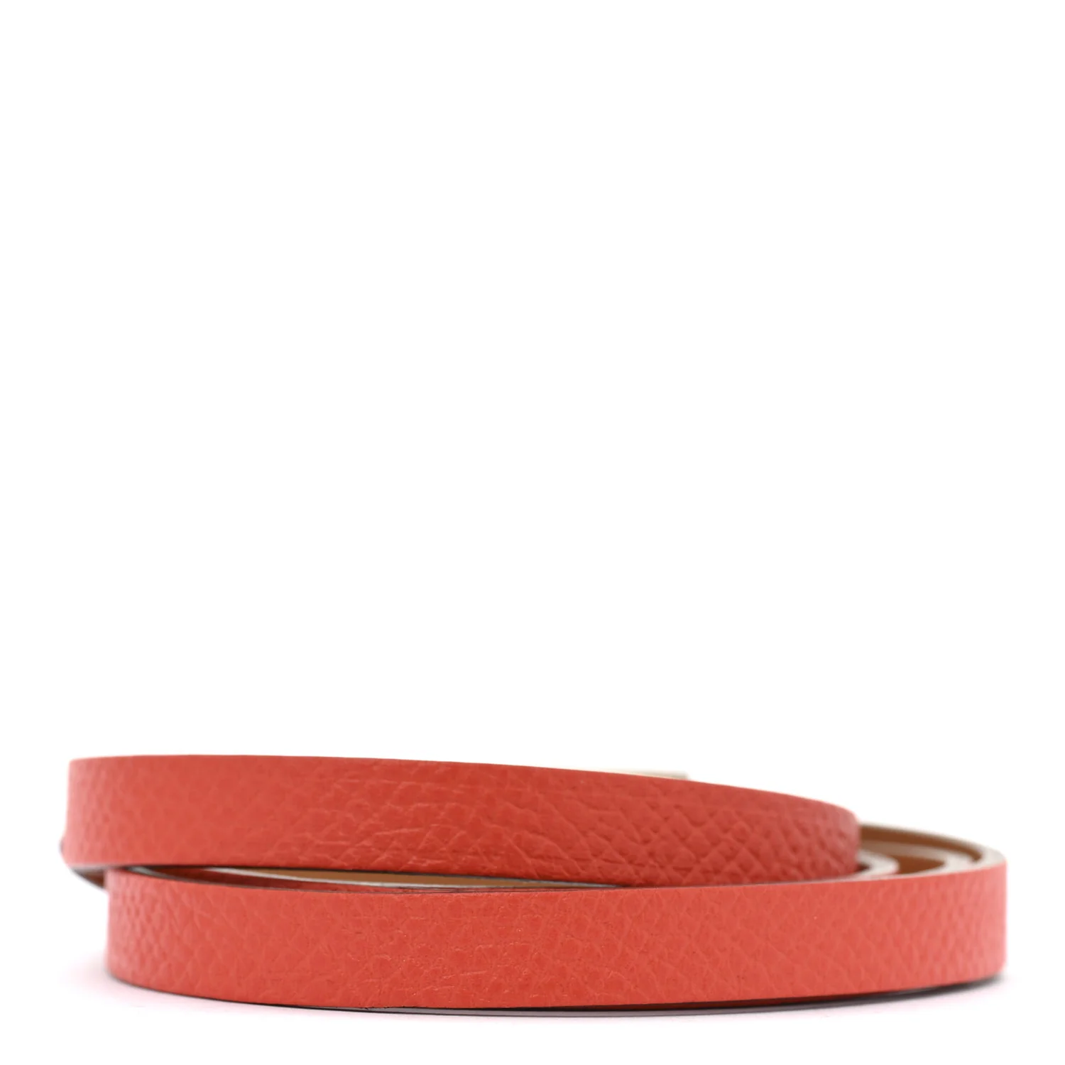 Epsom Behapi Quad Tour Bracelet M Orange Poppy - Image 3
