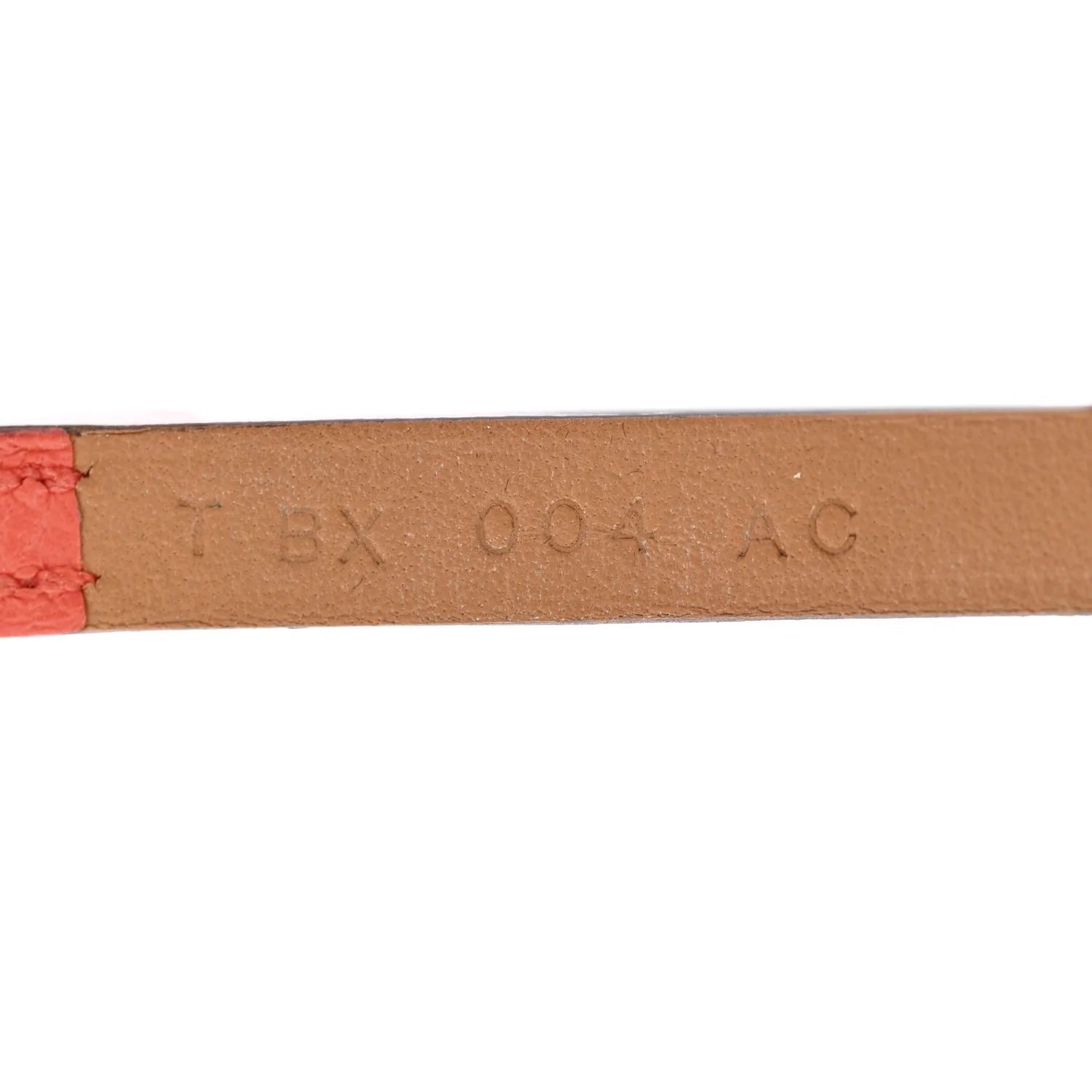 Epsom Behapi Quad Tour Bracelet M Orange Poppy - Image 6