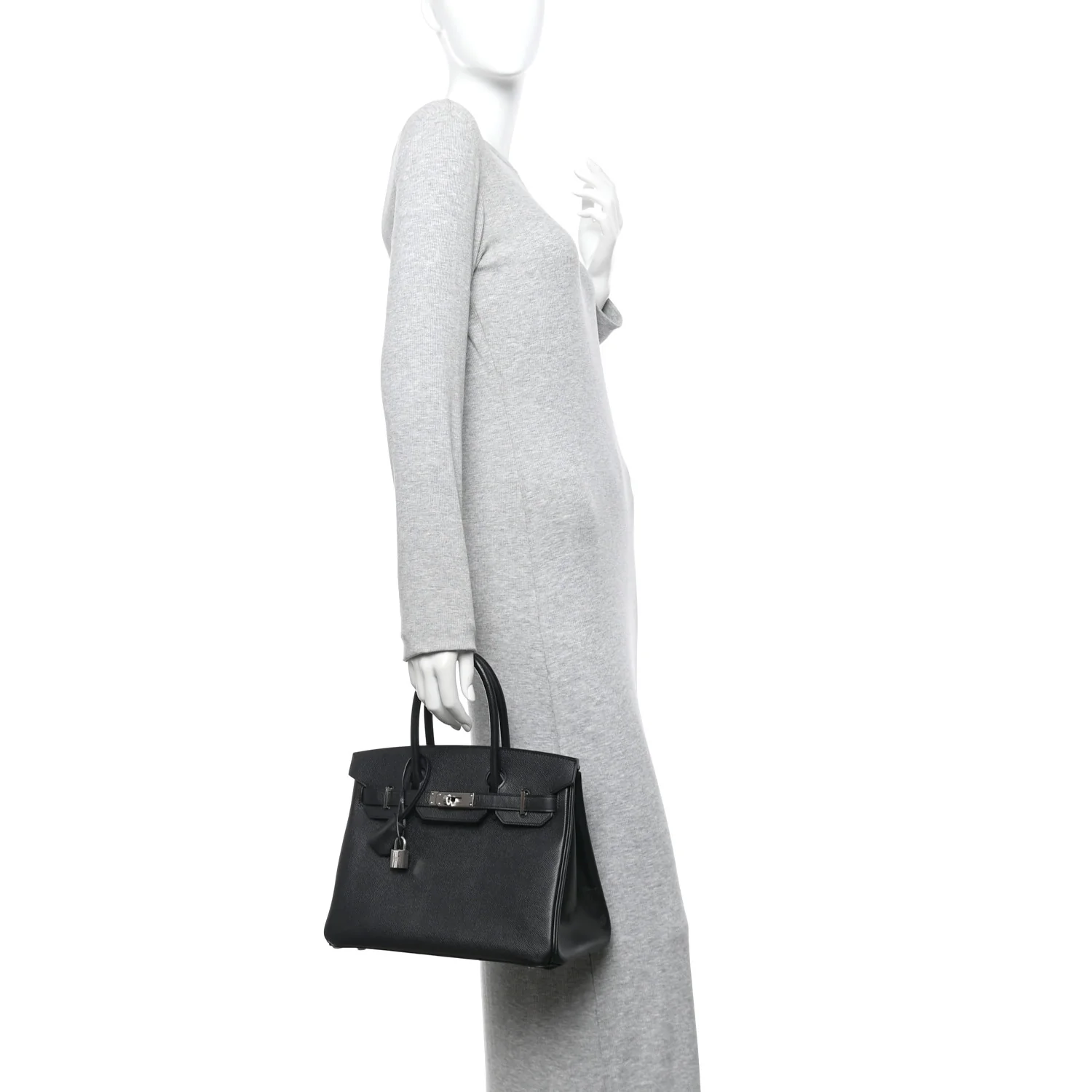 Epsom Birkin 30 Black - Image 2