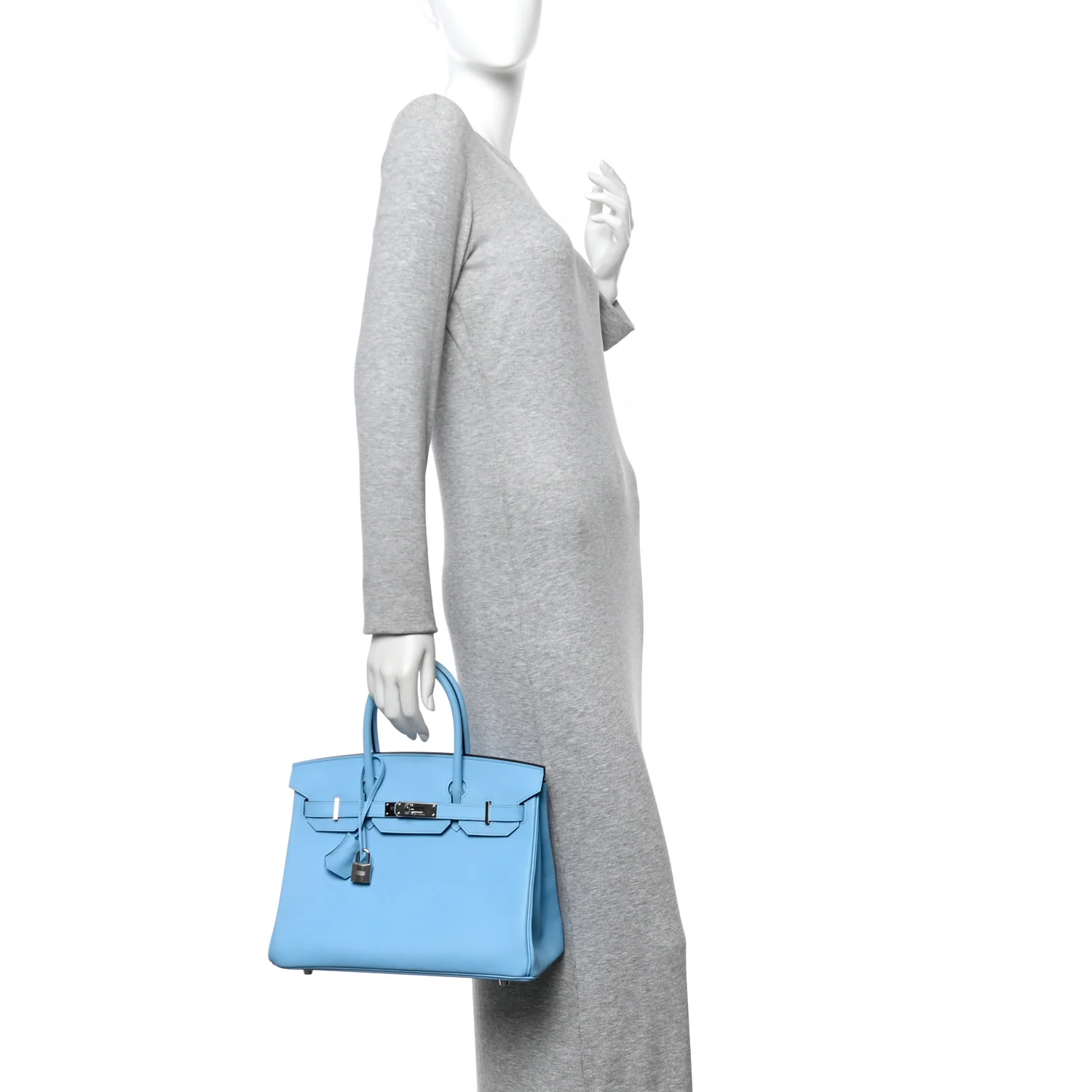 Epsom Birkin 30 Celeste - Image 2