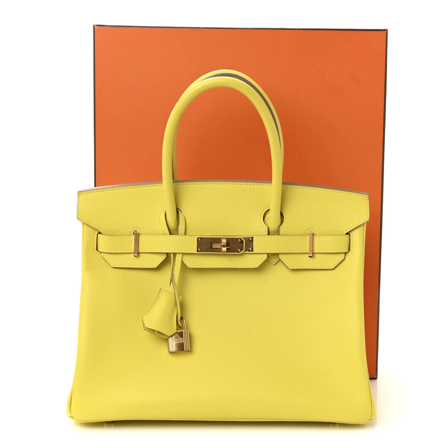 Epsom BIRKIN 30 Lime - Image 11