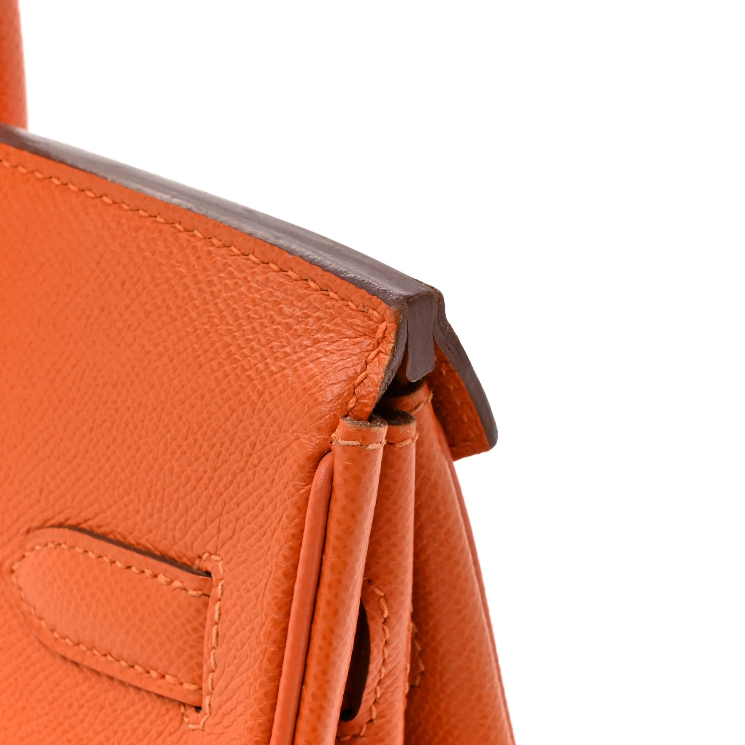 Epsom Birkin 30 Orange - Image 12
