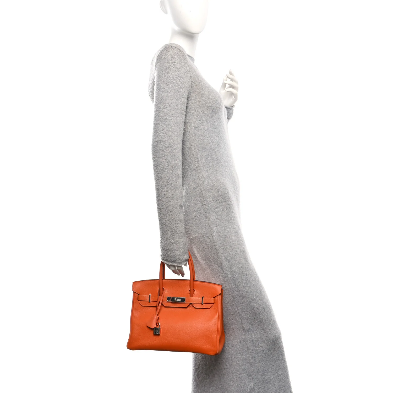 Epsom Birkin 30 Orange - Image 3