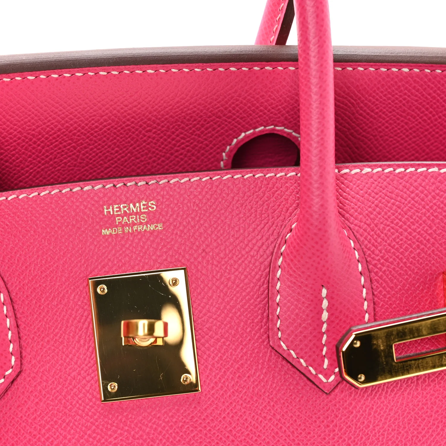 Epsom Birkin 30 Rose Tyrien - Image 6