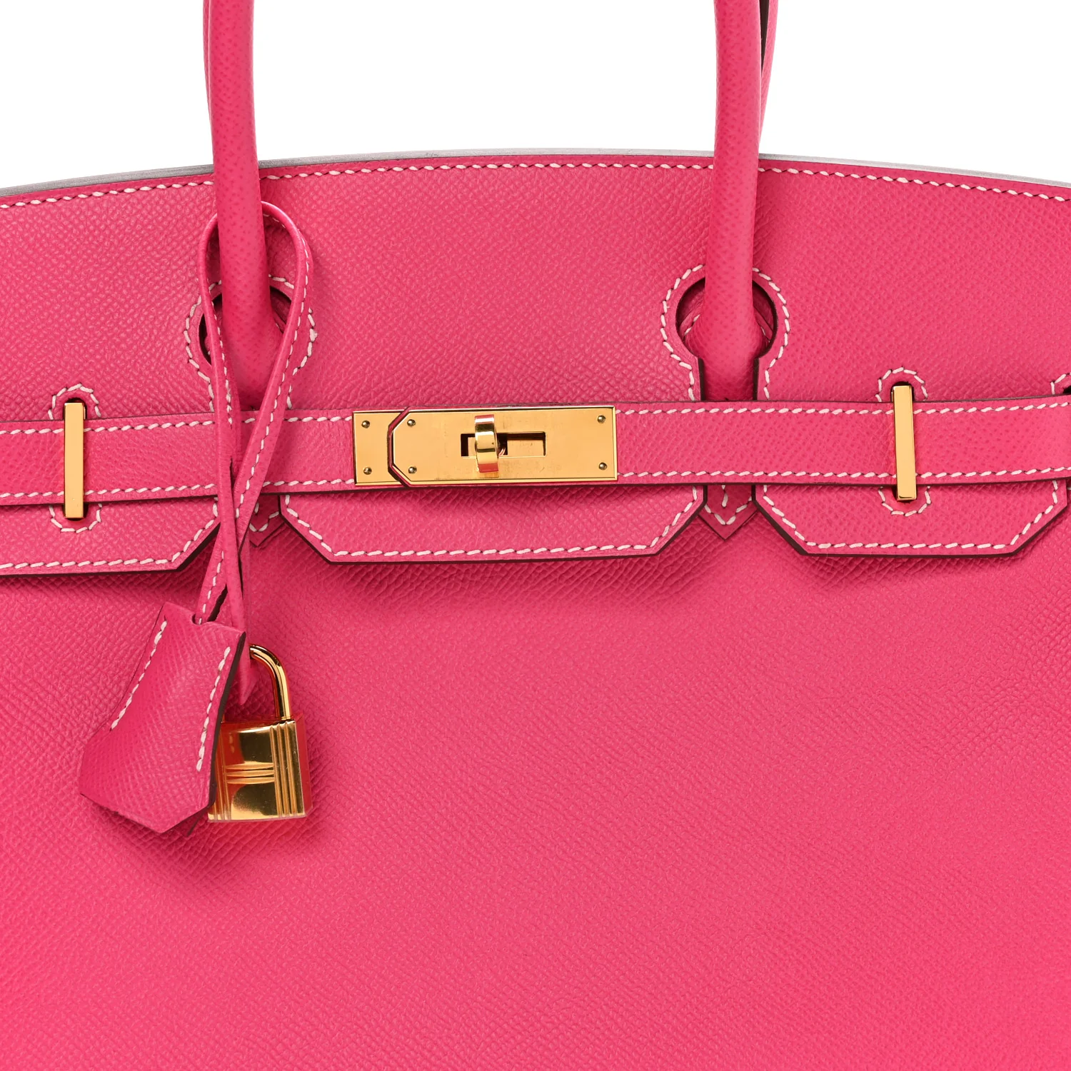 Epsom Birkin 30 Rose Tyrien - Image 8
