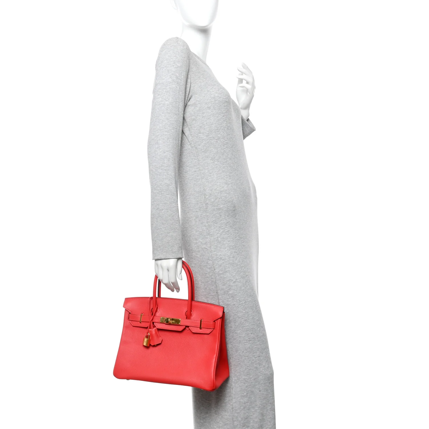 Epsom Birkin 30 Rouge Tomate - Image 4