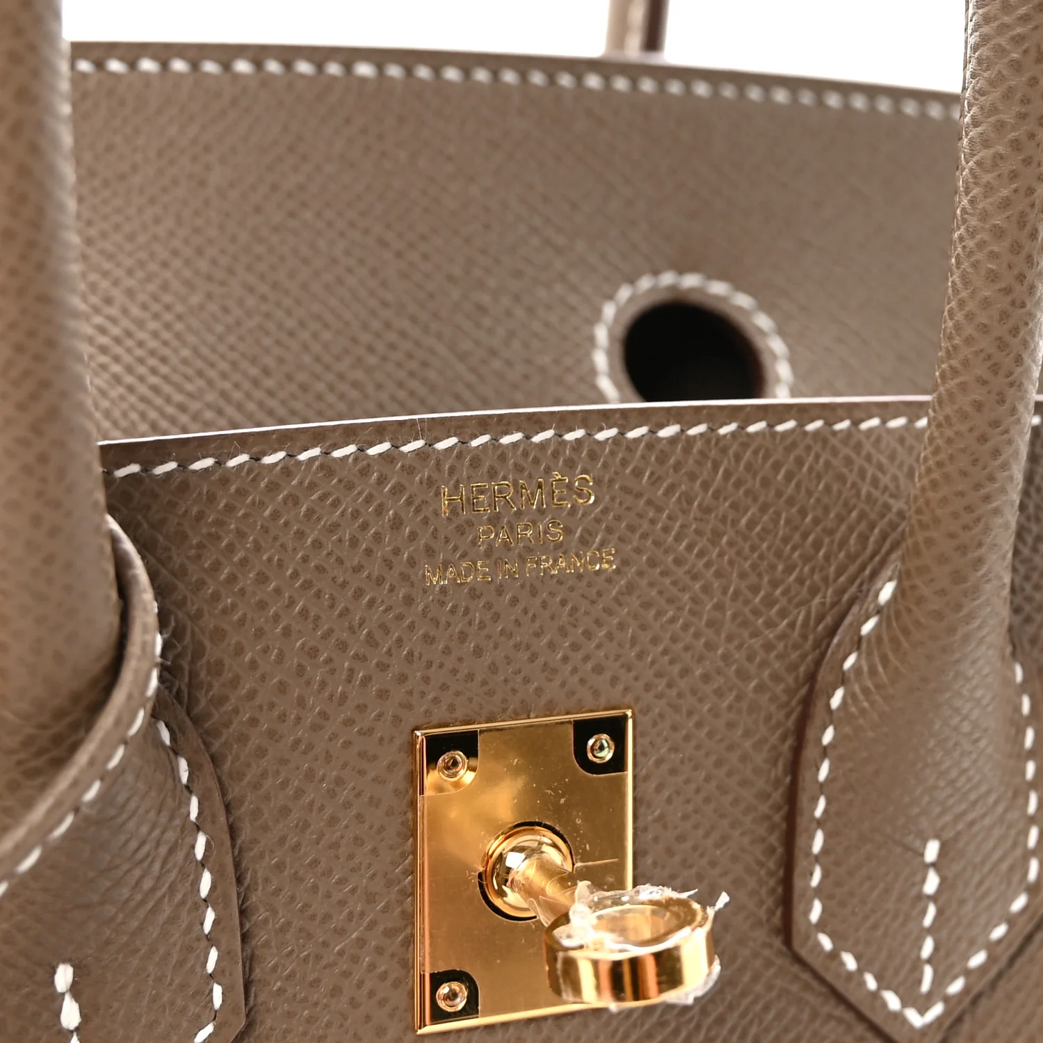Epsom Birkin Sellier 25 Etoupe - Image 6